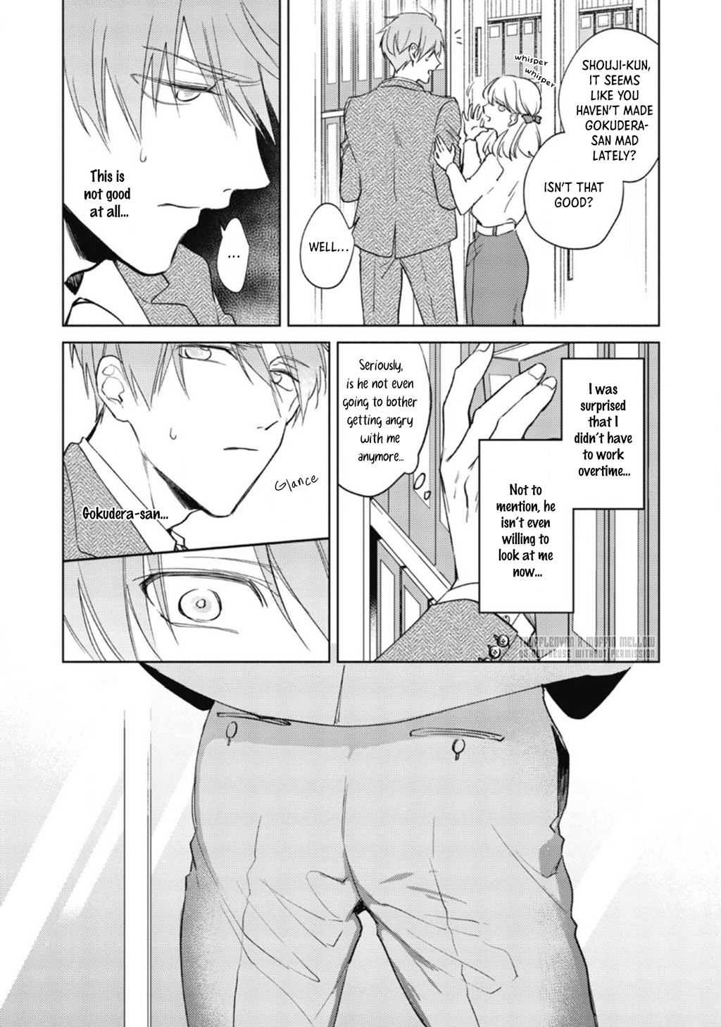 Halaman dari Oni Joushi Gokudera-san wa Abakaretai Chapter 2