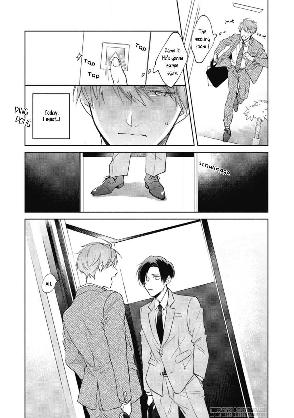 Halaman dari Oni Joushi Gokudera-san wa Abakaretai Chapter 2