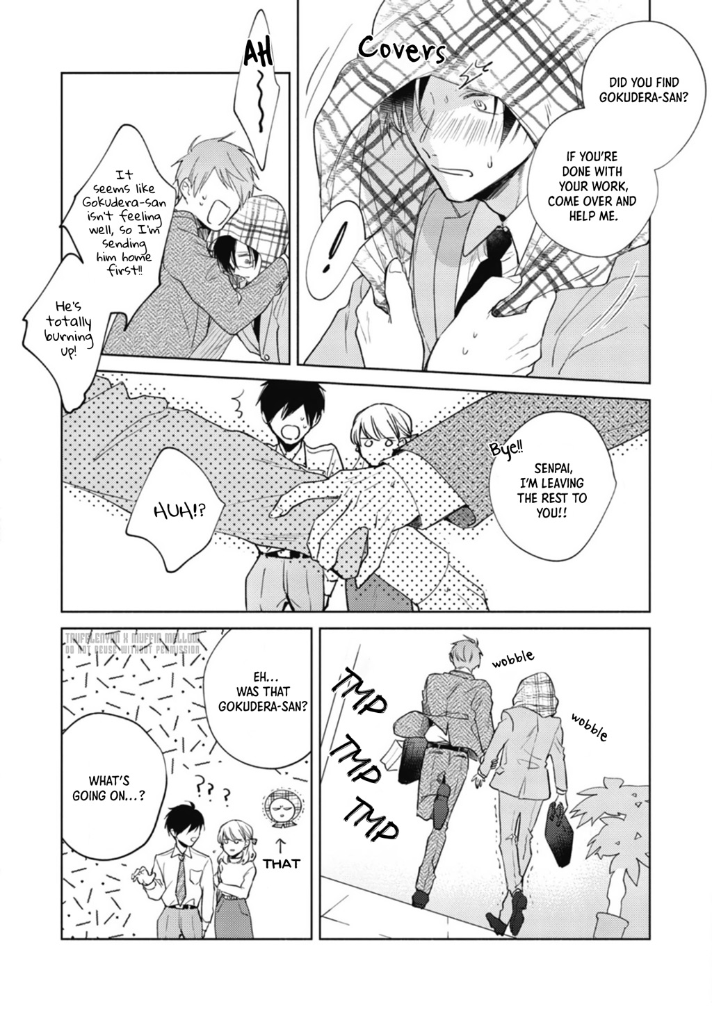 Halaman dari Oni Joushi Gokudera-san wa Abakaretai Chapter 2