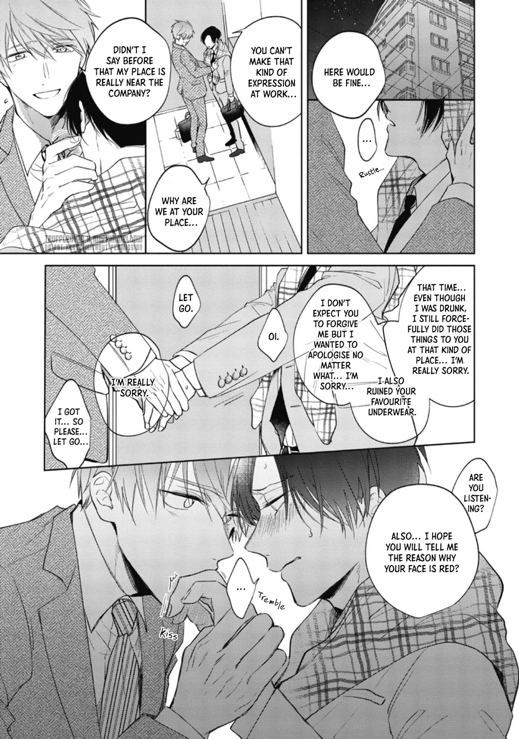 Halaman dari Oni Joushi Gokudera-san wa Abakaretai Chapter 2