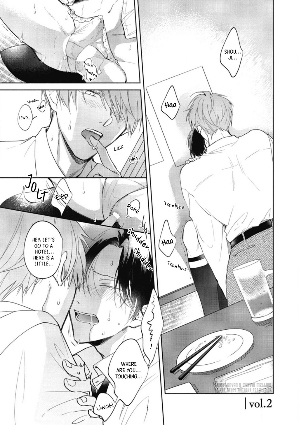 Halaman dari Oni Joushi Gokudera-san wa Abakaretai Chapter 2