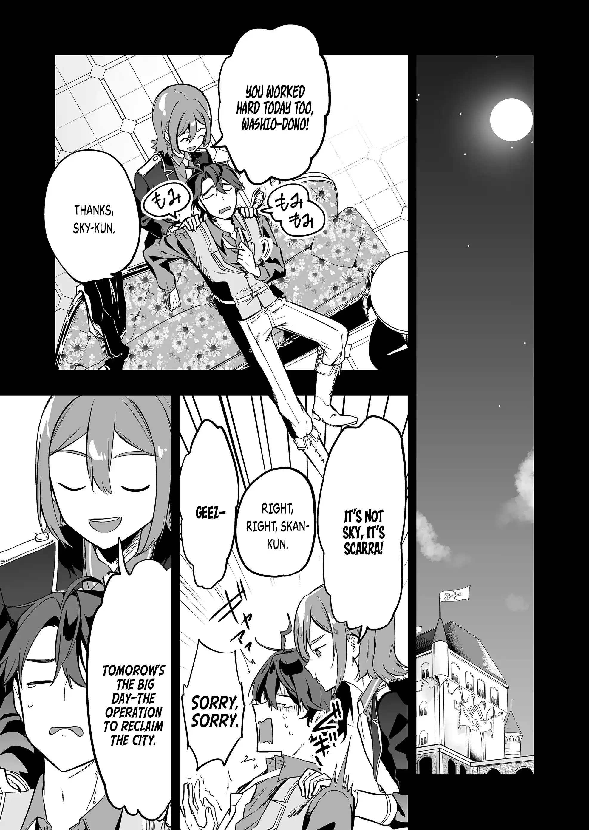 Halaman dari "Ano Toki Tasukete Itadaita Monster Musume desu." Isekai Ossan Kyoushi Totsuzen no Moteki ni Konwaku suru Chapter 30