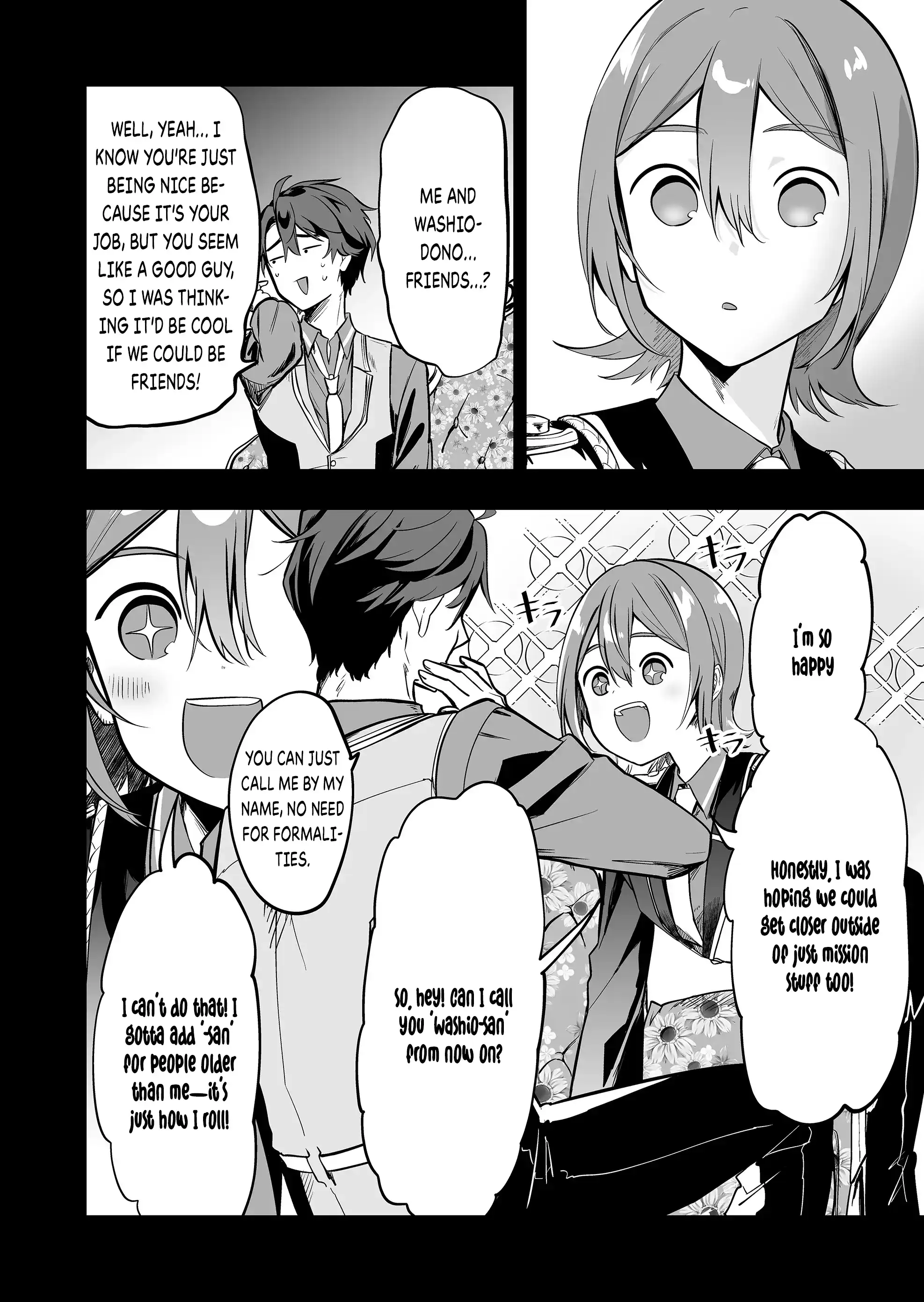 Halaman dari "Ano Toki Tasukete Itadaita Monster Musume desu." Isekai Ossan Kyoushi Totsuzen no Moteki ni Konwaku suru Chapter 30