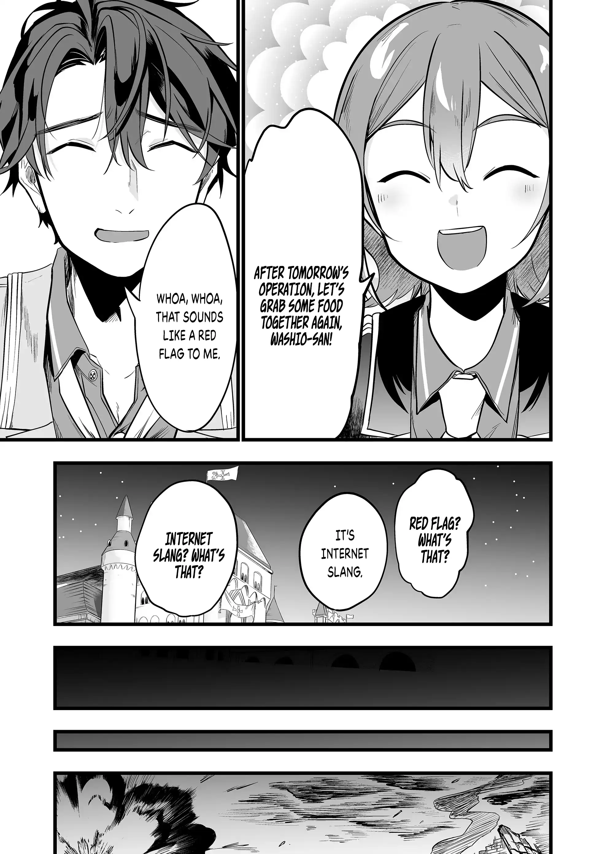 Halaman dari "Ano Toki Tasukete Itadaita Monster Musume desu." Isekai Ossan Kyoushi Totsuzen no Moteki ni Konwaku suru Chapter 30