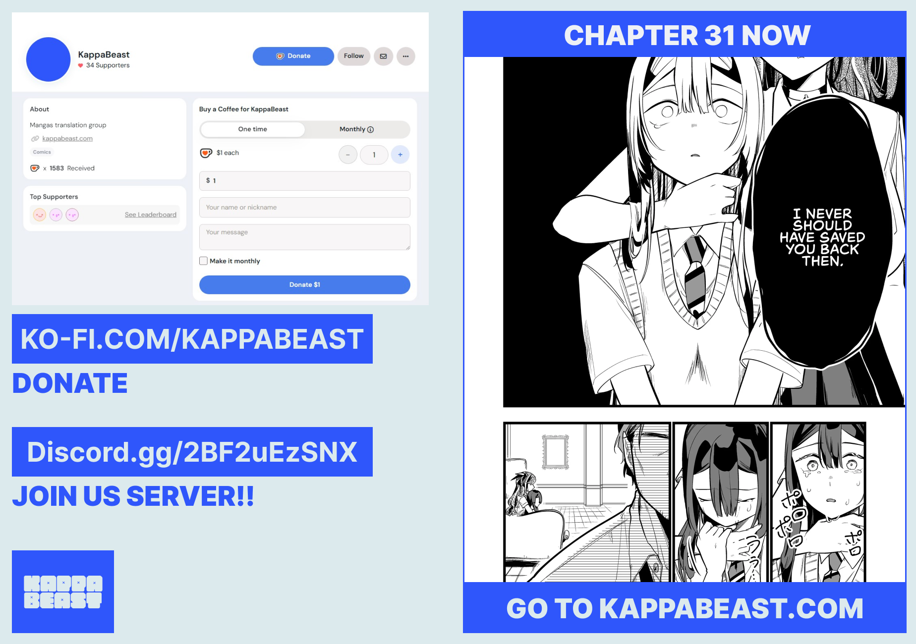 Halaman dari "Ano Toki Tasukete Itadaita Monster Musume desu." Isekai Ossan Kyoushi Totsuzen no Moteki ni Konwaku suru Chapter 30