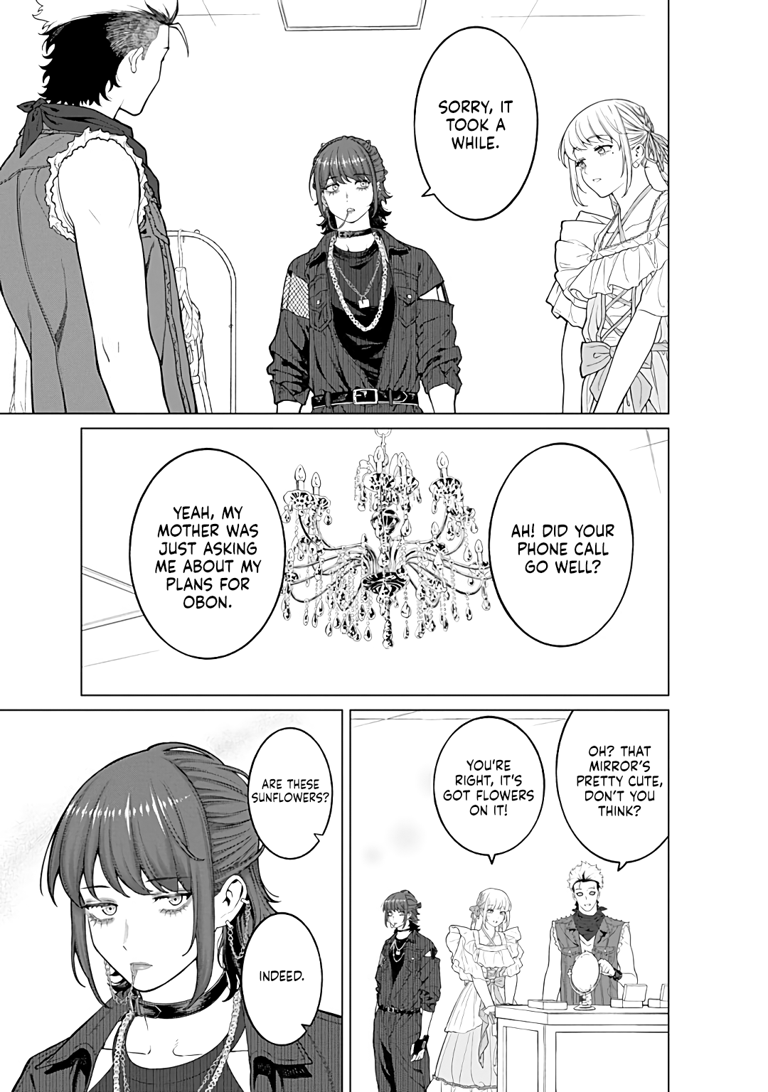 Halaman dari Kaisha to Shiseikatsu: On to Off Chapter 21