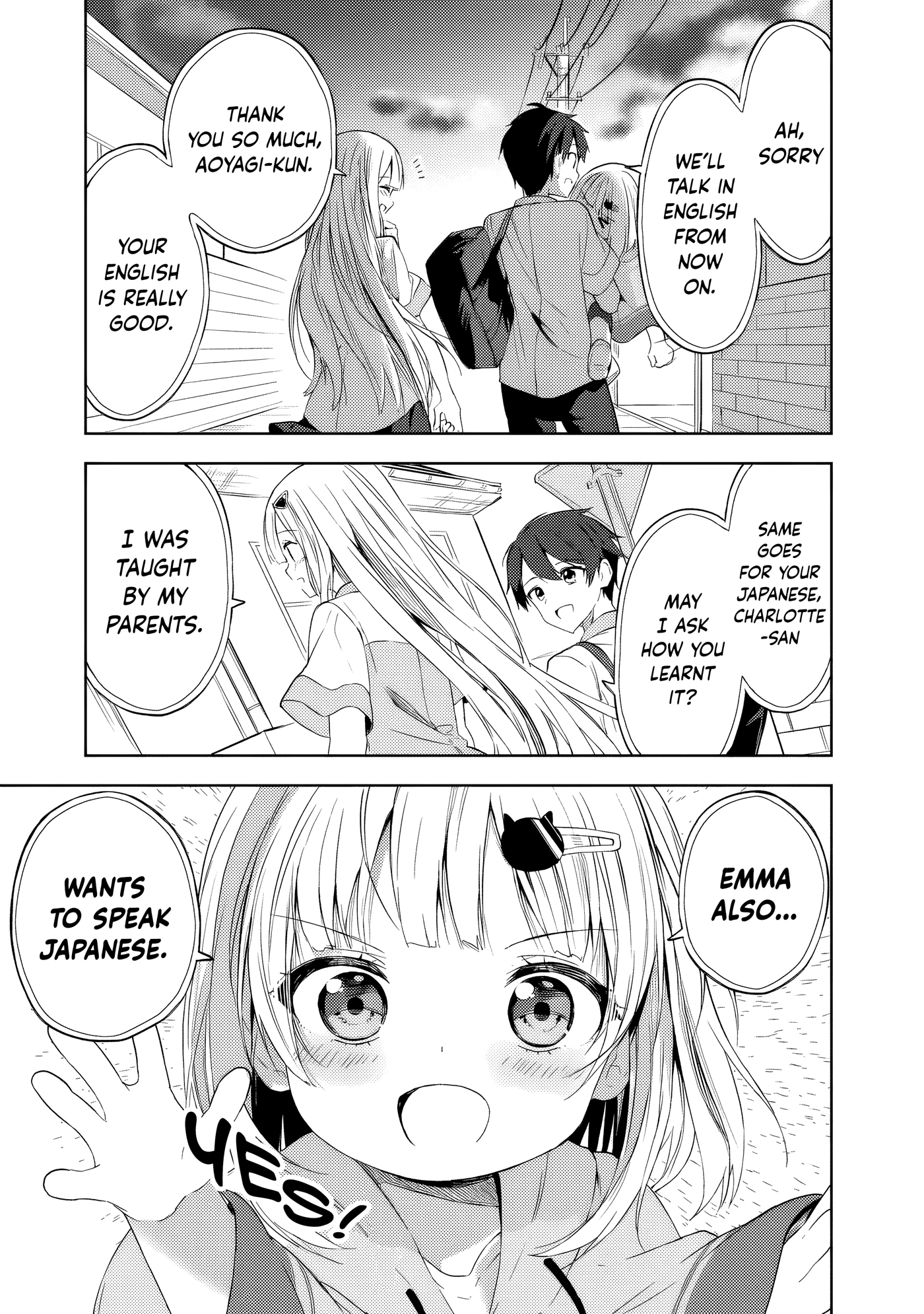 Halaman dari Maigo ni Natteita Youjo wo Tasuketara, Otonari ni Sumu Bishoujo Ryuugakusei ga Ie ni Asobi ni Kuru You ni Natta Ken ni Tsuite Chapter 2