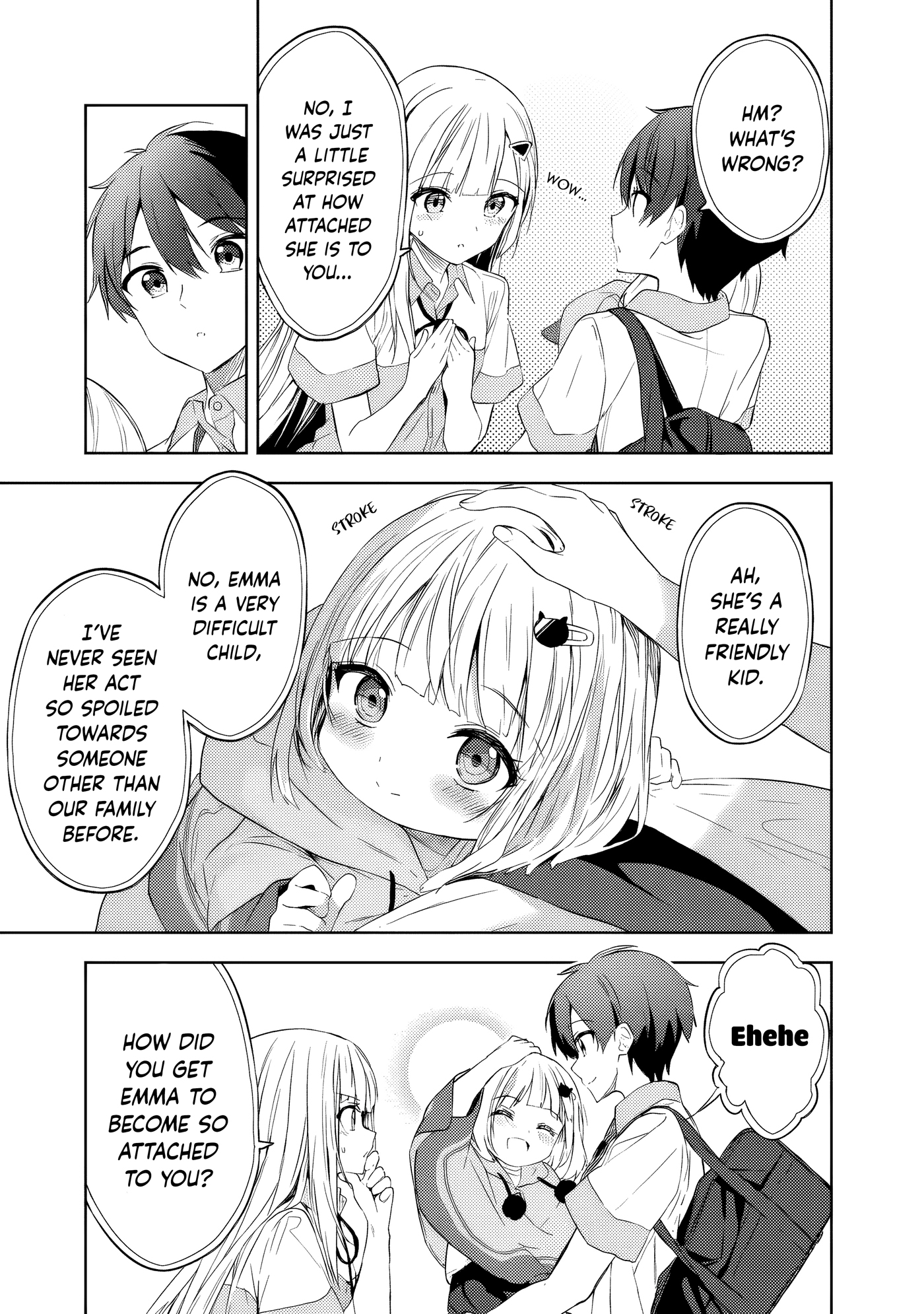 Halaman dari Maigo ni Natteita Youjo wo Tasuketara, Otonari ni Sumu Bishoujo Ryuugakusei ga Ie ni Asobi ni Kuru You ni Natta Ken ni Tsuite Chapter 2