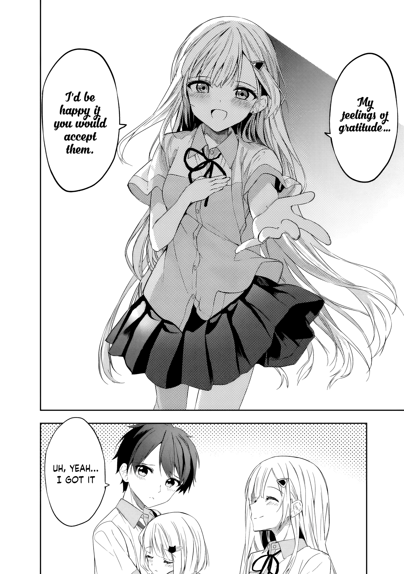 Halaman dari Maigo ni Natteita Youjo wo Tasuketara, Otonari ni Sumu Bishoujo Ryuugakusei ga Ie ni Asobi ni Kuru You ni Natta Ken ni Tsuite Chapter 2