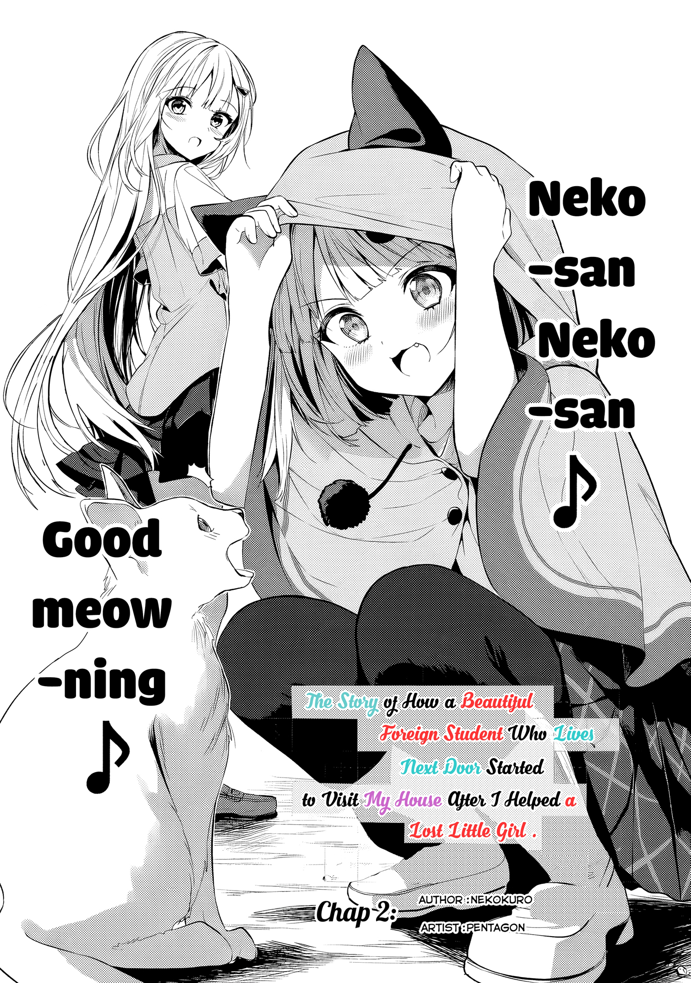 Halaman dari Maigo ni Natteita Youjo wo Tasuketara, Otonari ni Sumu Bishoujo Ryuugakusei ga Ie ni Asobi ni Kuru You ni Natta Ken ni Tsuite Chapter 2