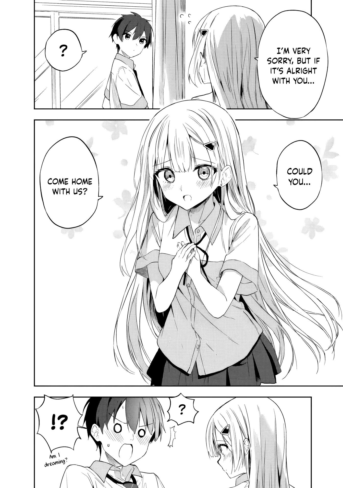 Halaman dari Maigo ni Natteita Youjo wo Tasuketara, Otonari ni Sumu Bishoujo Ryuugakusei ga Ie ni Asobi ni Kuru You ni Natta Ken ni Tsuite Chapter 2