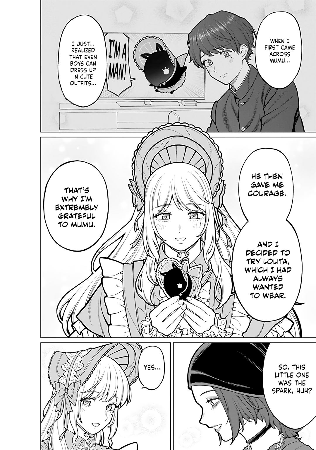 Halaman dari Kaisha to Shiseikatsu: On to Off Chapter 17