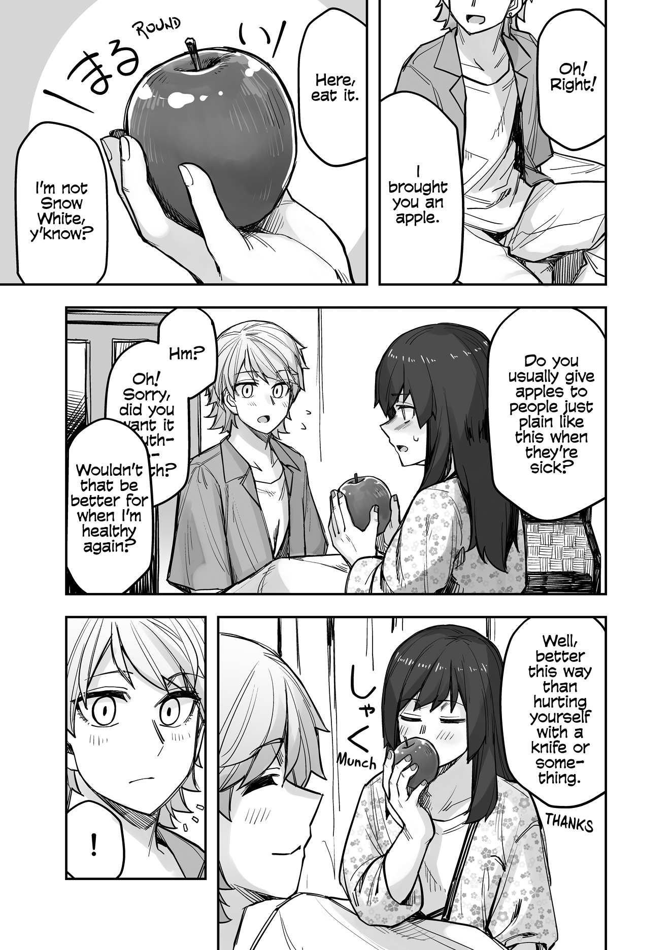 Halaman dari Ikemen Joshi to Josou Danshi Chapter 87