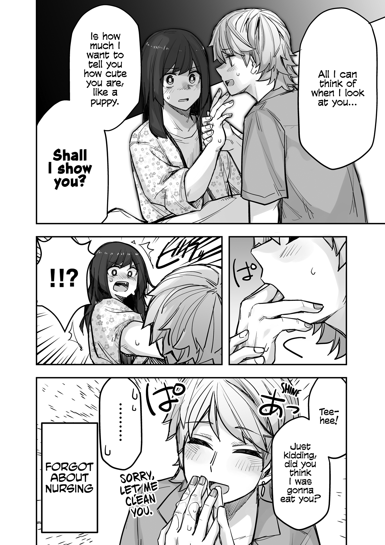 Halaman dari Ikemen Joshi to Josou Danshi Chapter 87