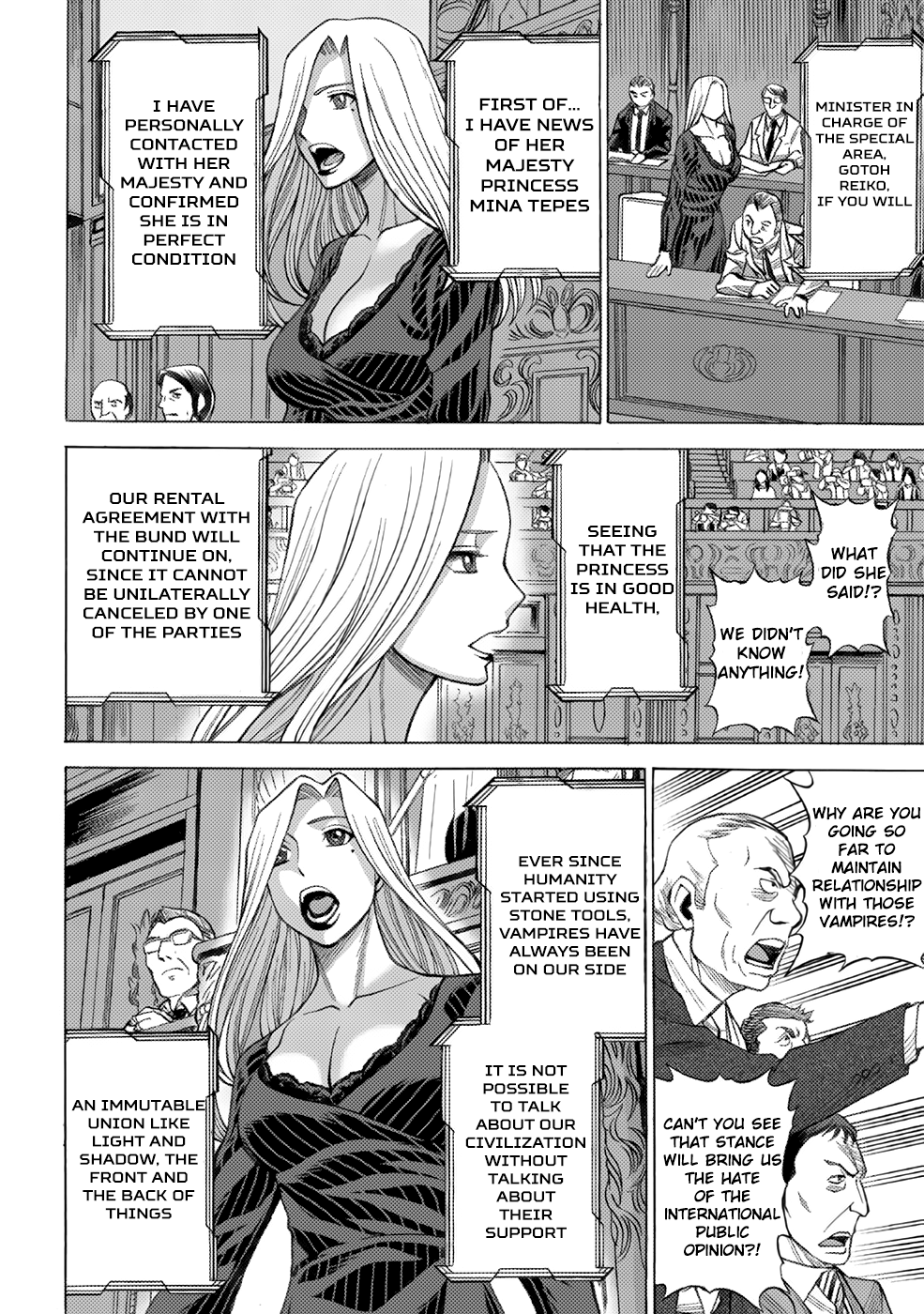 Halaman dari Dance in the Vampire Bund A.S.O. Chapter 3