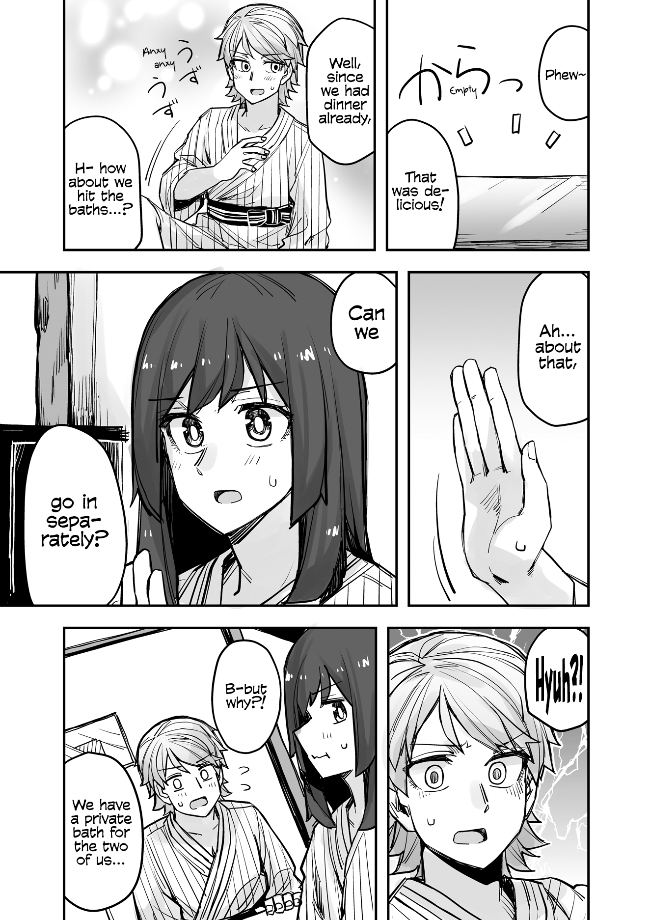 Halaman dari Ikemen Joshi to Josou Danshi Chapter 82