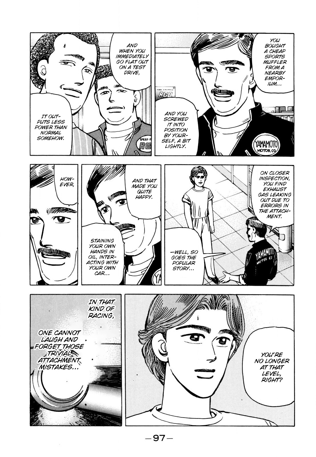 Halaman dari Wangan Midnight Chapter 110