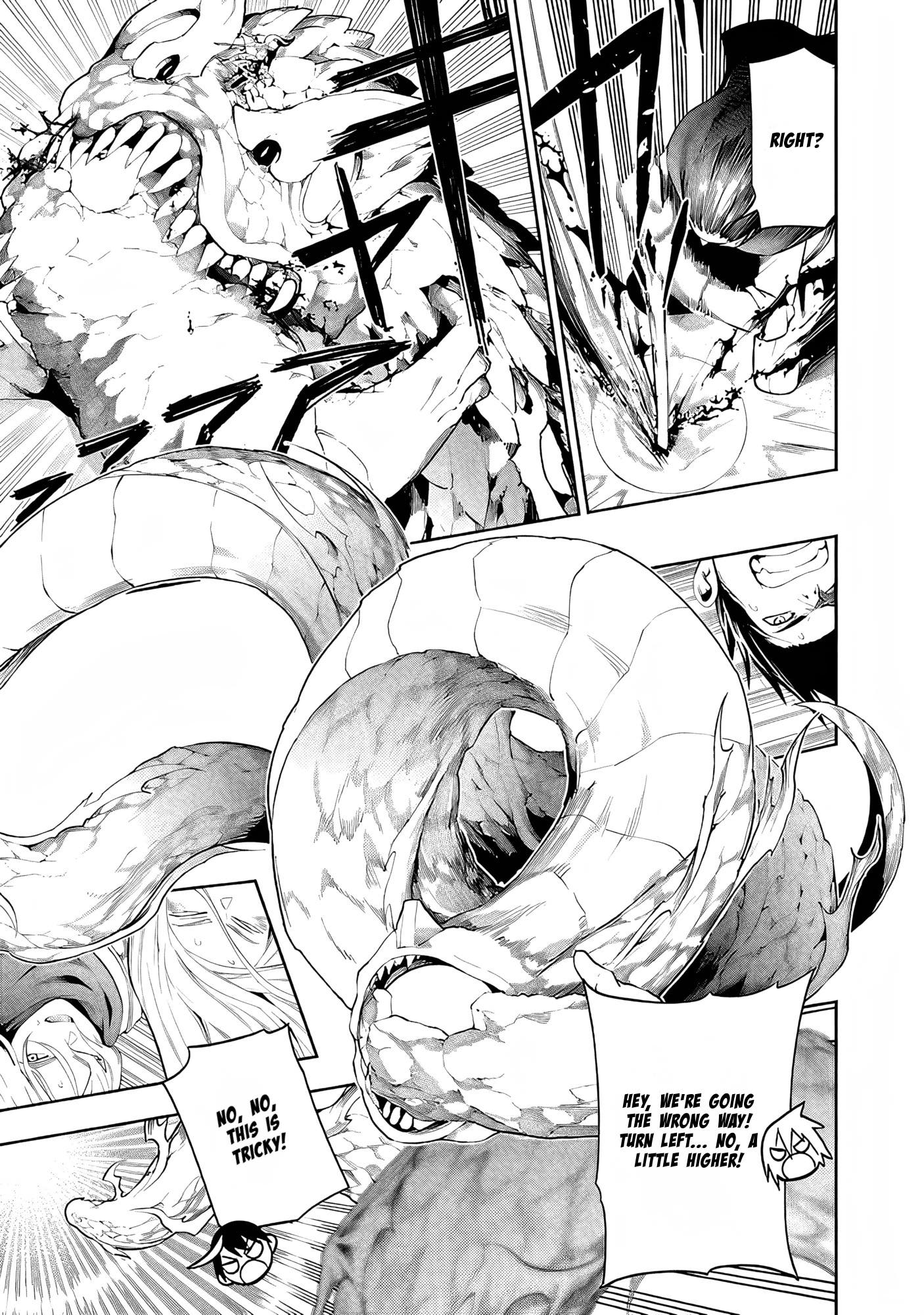 Halaman dari Tsuihousareru Tabi ni Skill wo Te ni Ireta Ore ga, 100 no Isekai de 2-shuume Musou Chapter 14.2