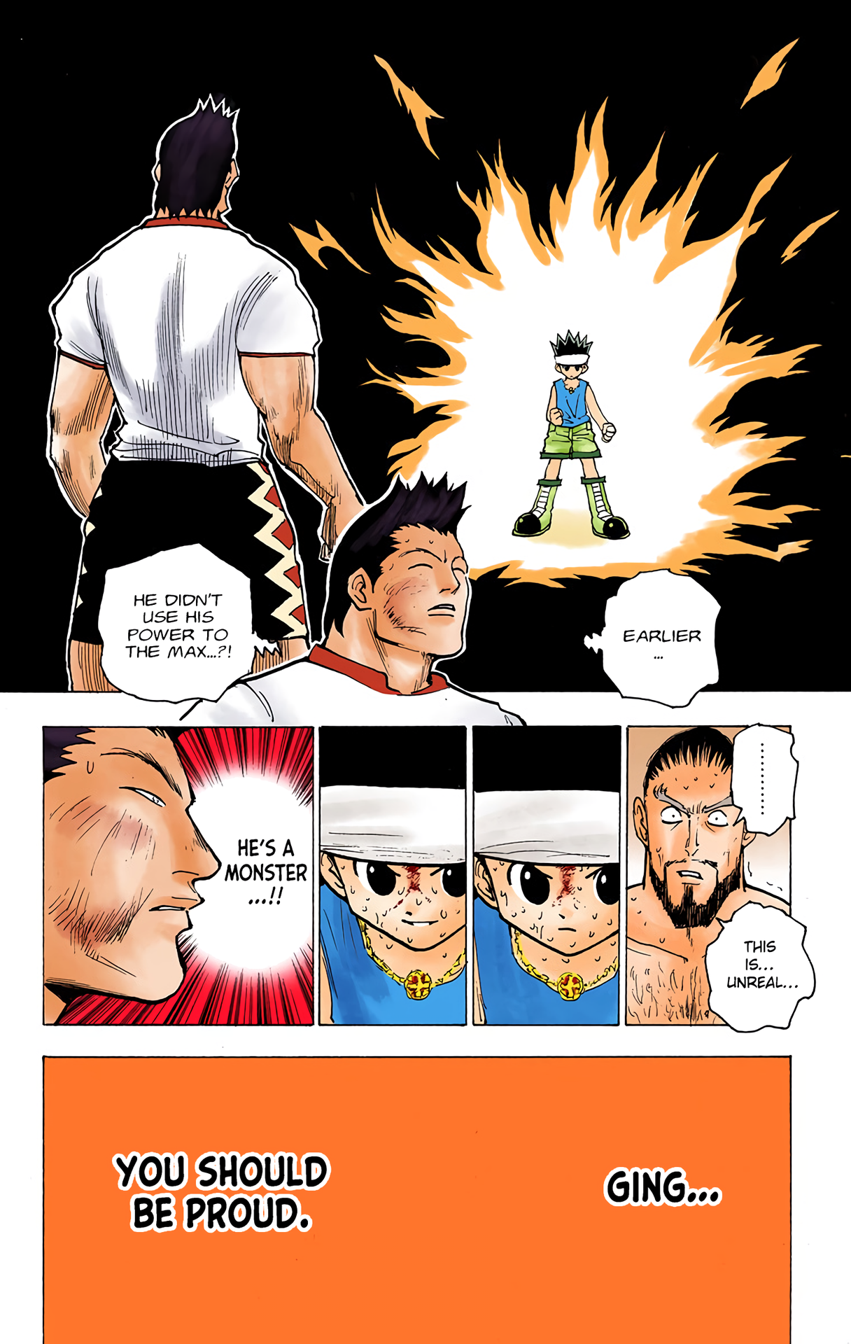 Halaman dari HUNTER x HUNTER (Official Colored) Chapter 167