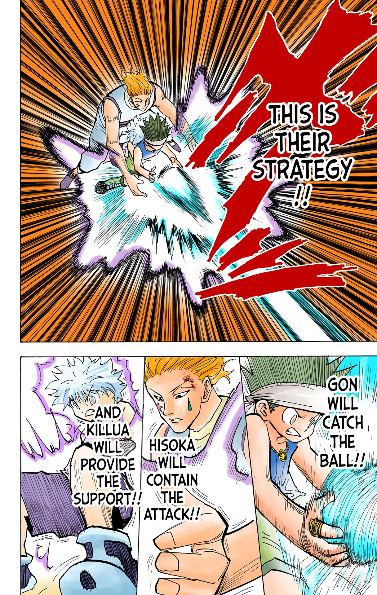 Halaman dari HUNTER x HUNTER (Official Colored) Chapter 167