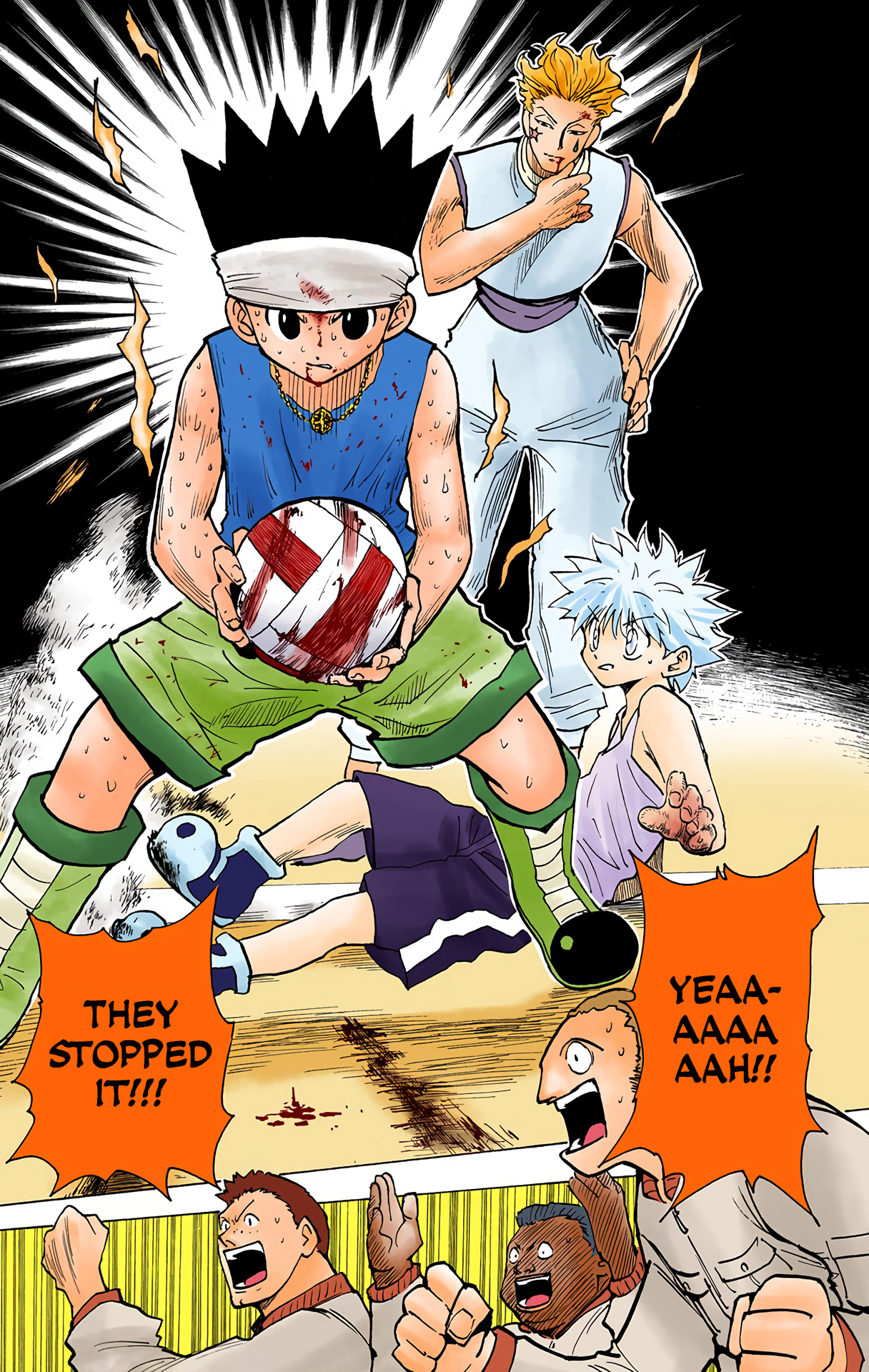 Halaman dari HUNTER x HUNTER (Official Colored) Chapter 167