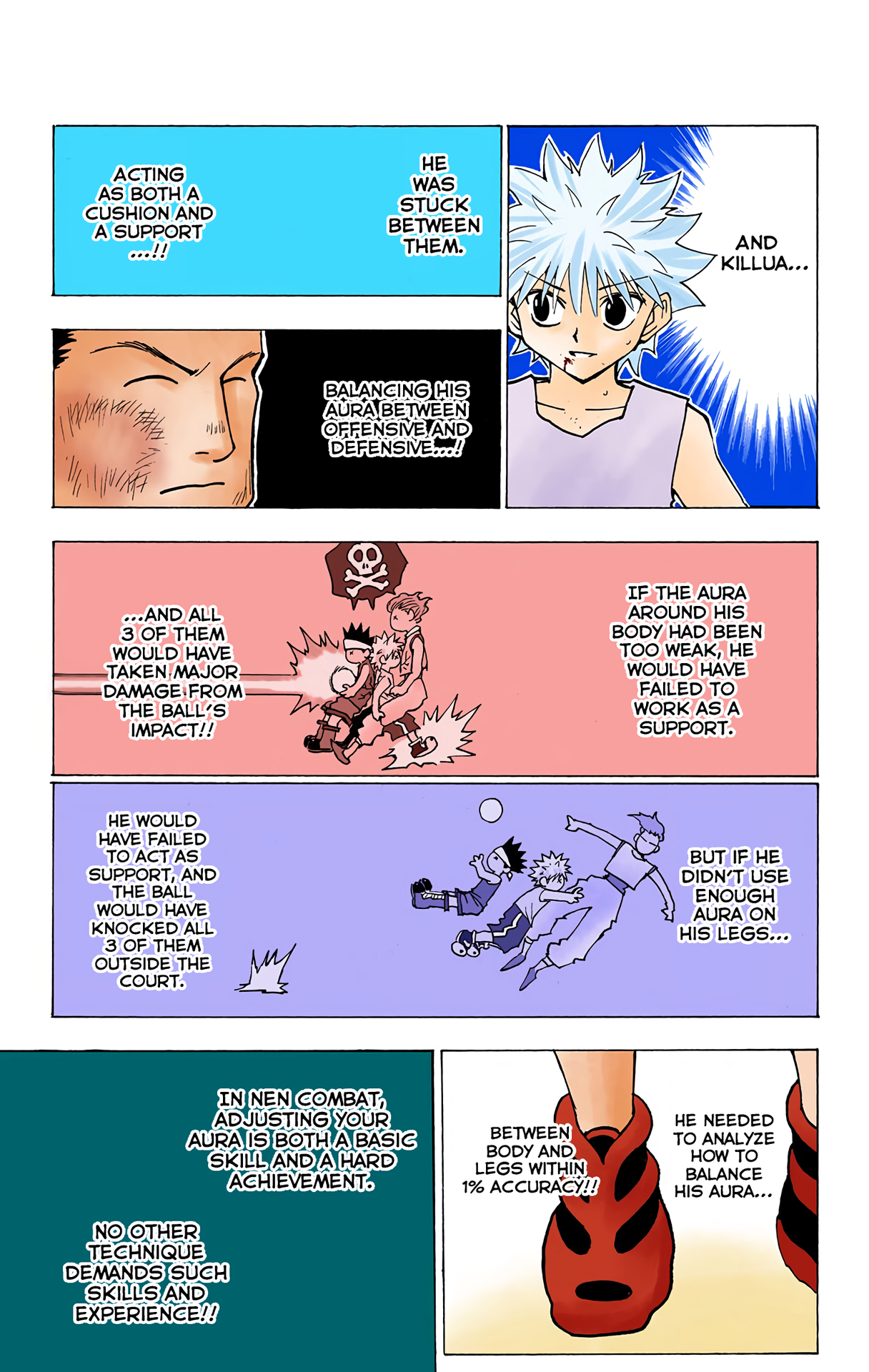 Halaman dari HUNTER x HUNTER (Official Colored) Chapter 167