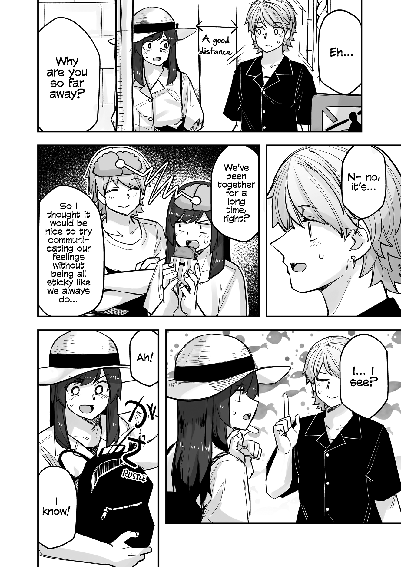 Halaman dari Ikemen Joshi to Josou Danshi Chapter 98