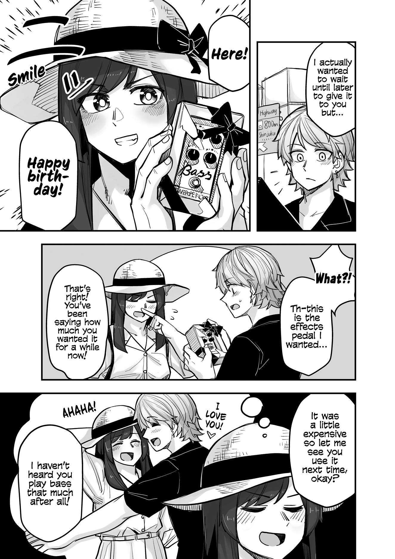 Halaman dari Ikemen Joshi to Josou Danshi Chapter 98