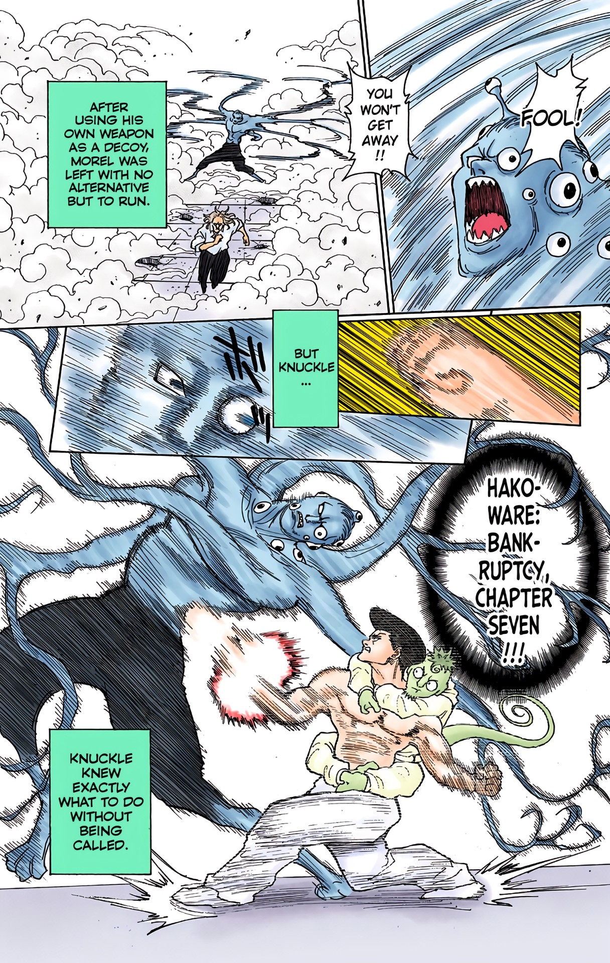 Halaman dari HUNTER x HUNTER (Official Colored) Chapter 268