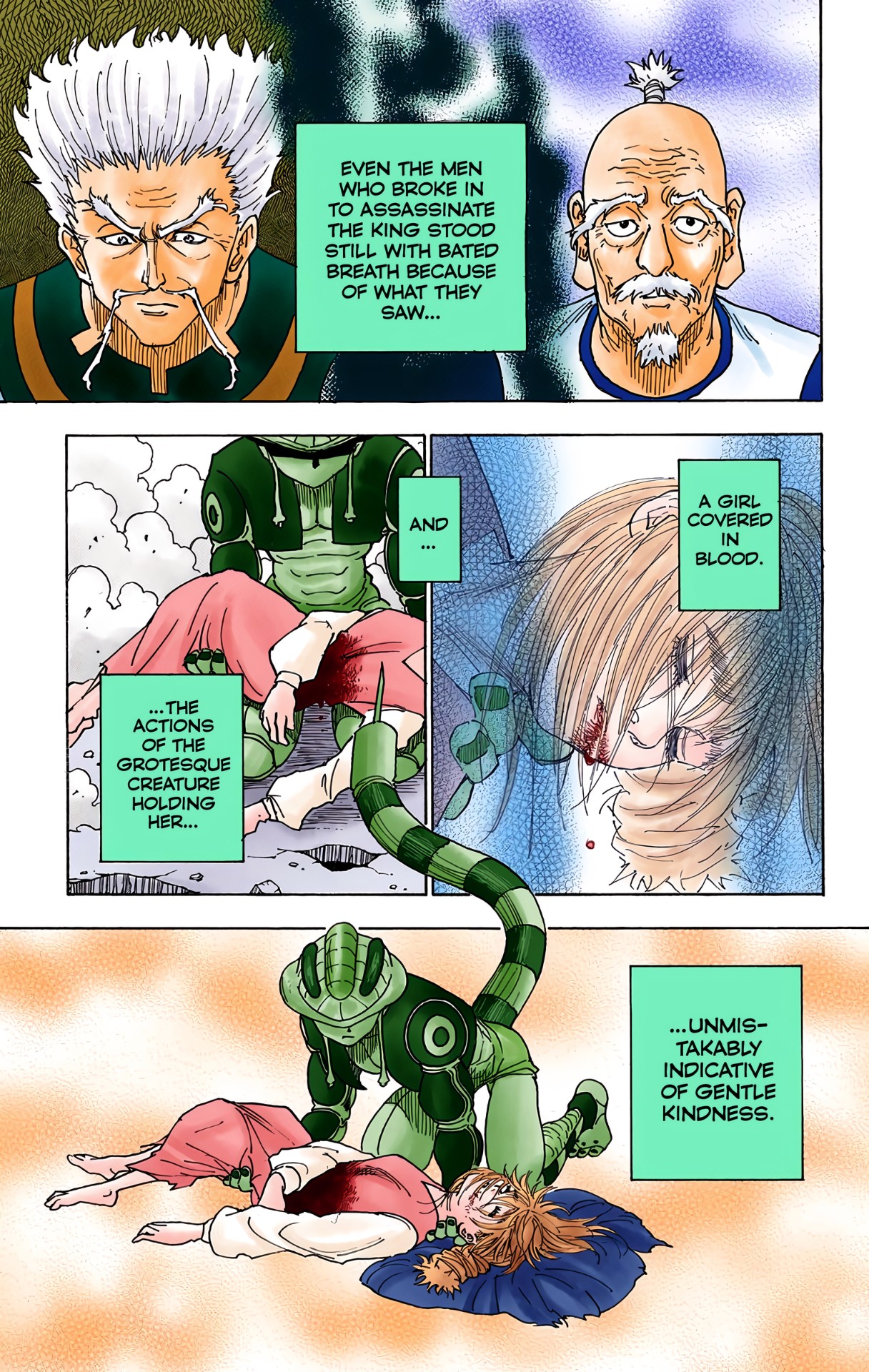 Halaman dari HUNTER x HUNTER (Official Colored) Chapter 268