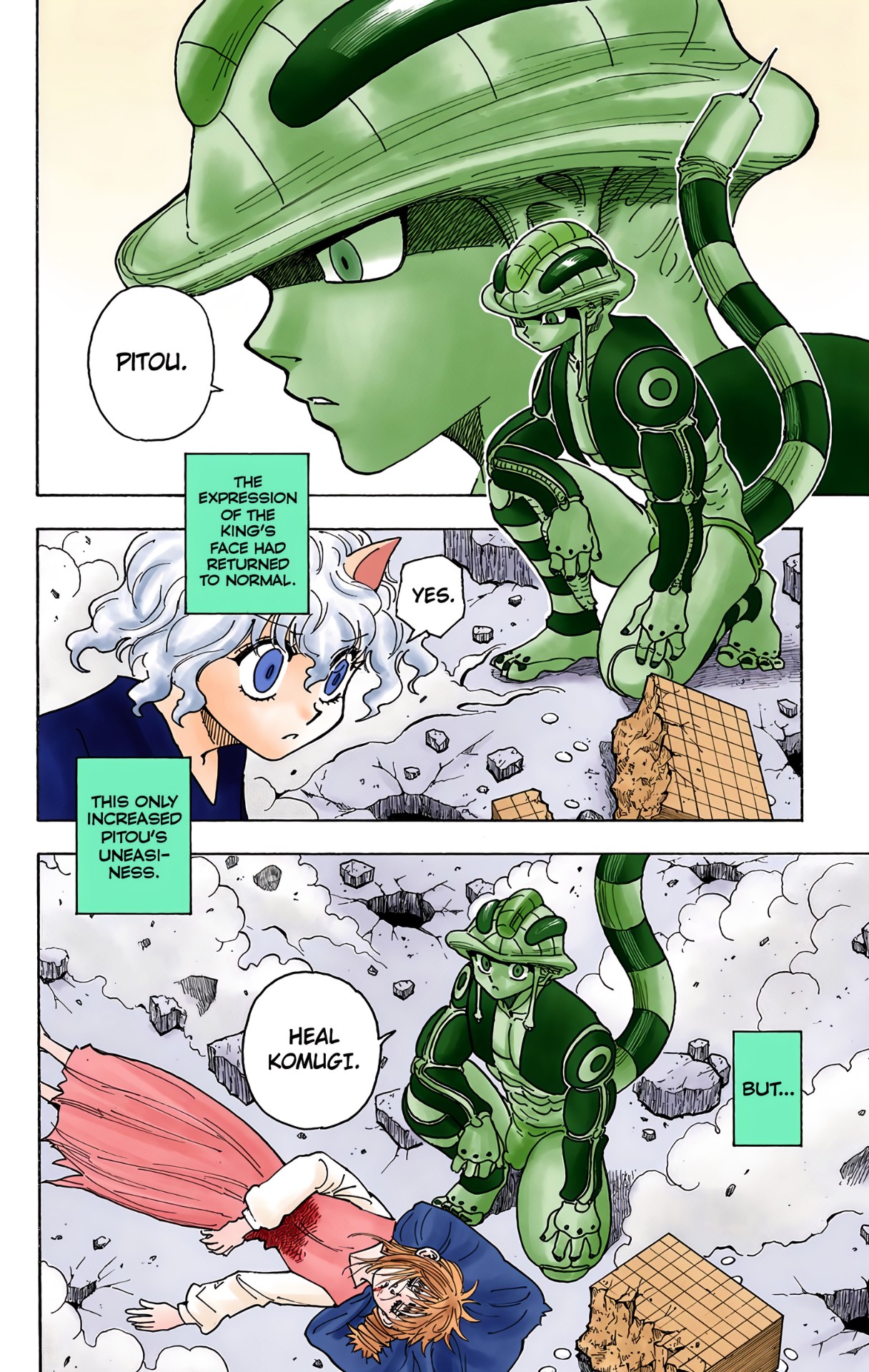 Halaman dari HUNTER x HUNTER (Official Colored) Chapter 268