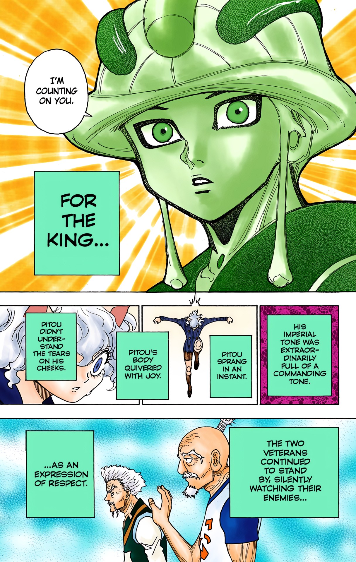 Halaman dari HUNTER x HUNTER (Official Colored) Chapter 268