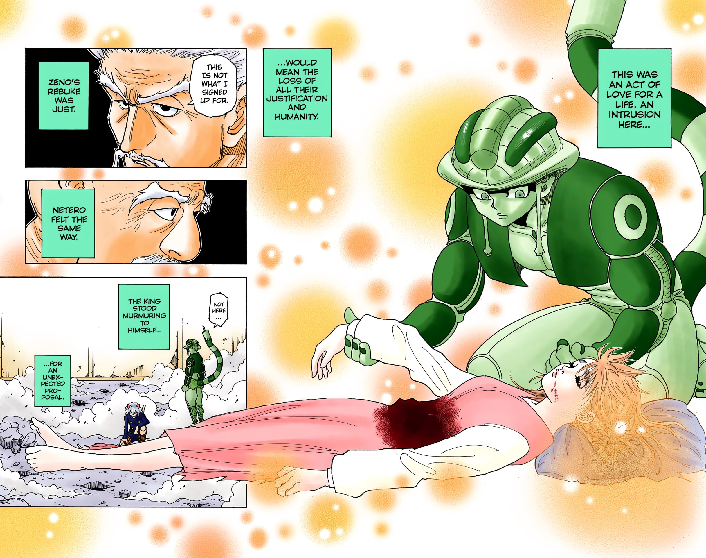 Halaman dari HUNTER x HUNTER (Official Colored) Chapter 268