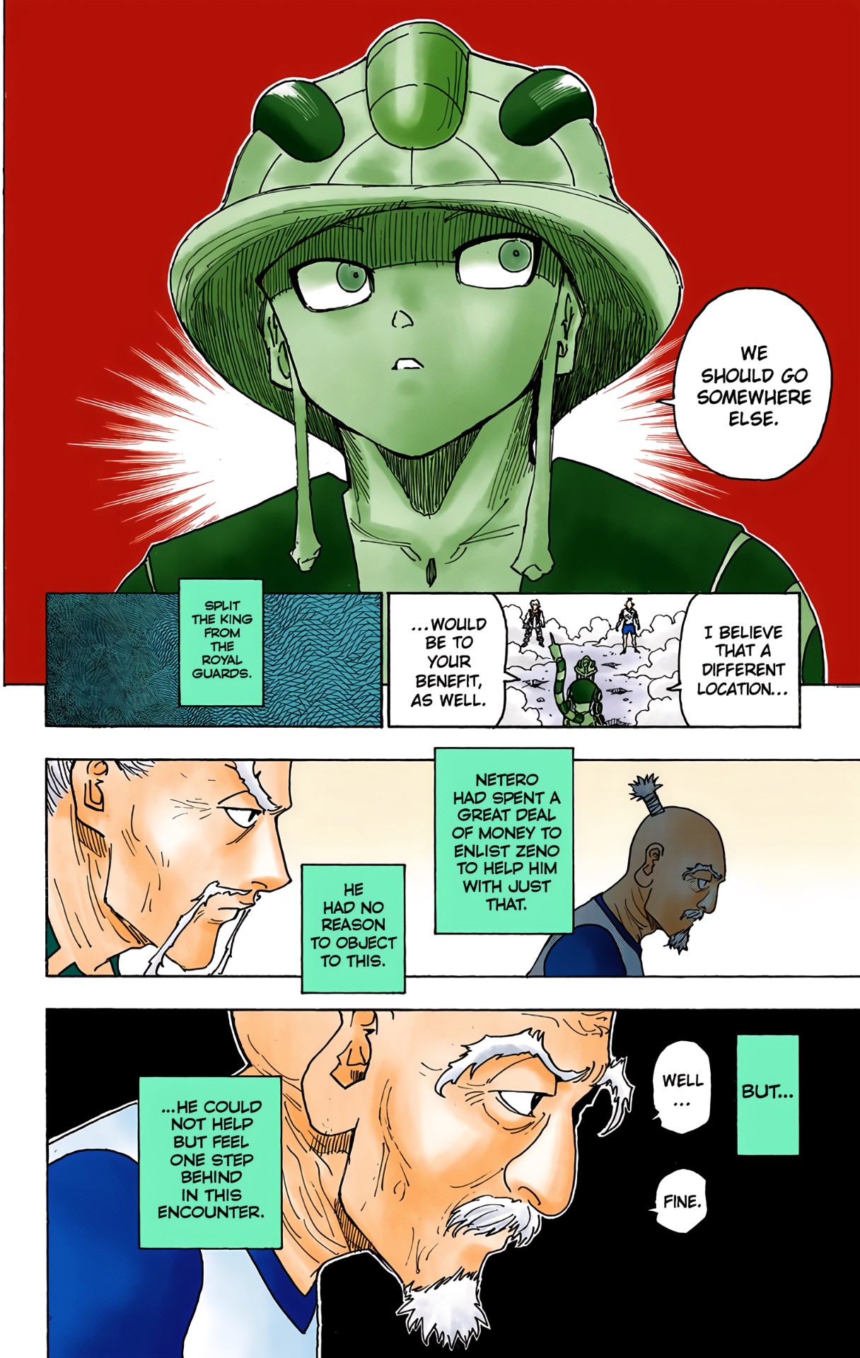 Halaman dari HUNTER x HUNTER (Official Colored) Chapter 268