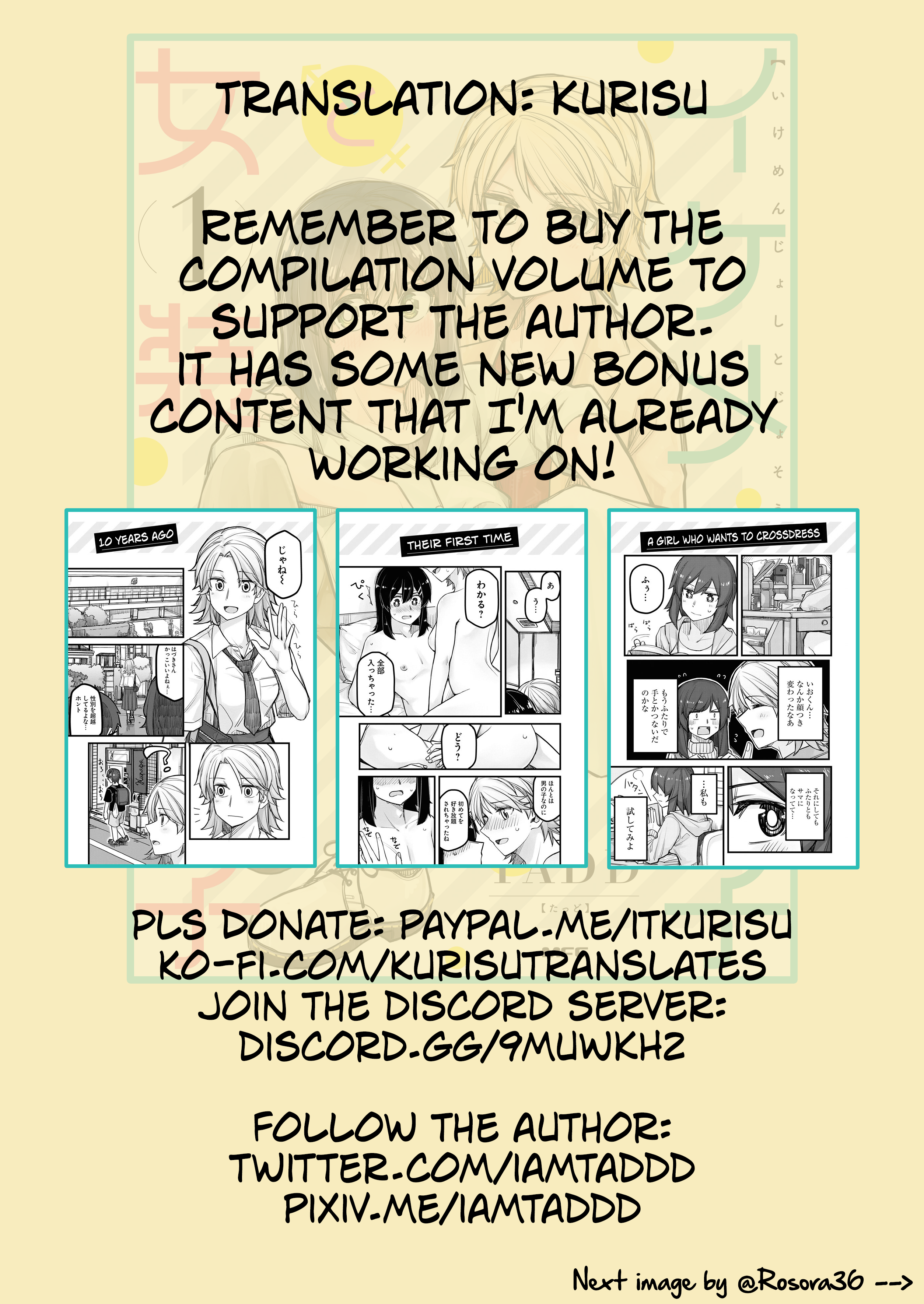 Halaman dari Ikemen Joshi to Josou Danshi Chapter 46