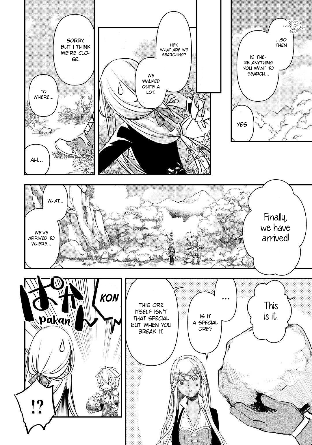 Halaman dari Kanchigai no Atelier Meister - Eiyuu Party no Moto Zatsuyougakari ga, Jitsu wa Sentou Igai ga SSS Rank Datta to Iu Yoku Aru Hanashi Chapter 2