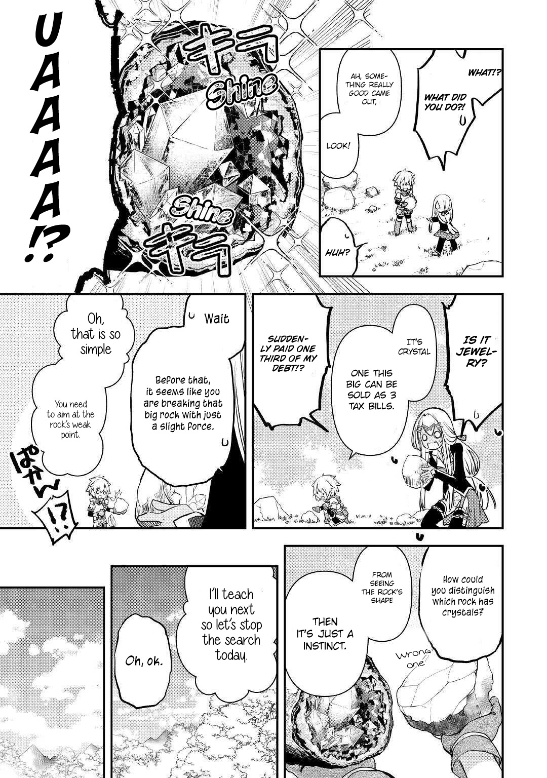 Halaman dari Kanchigai no Atelier Meister - Eiyuu Party no Moto Zatsuyougakari ga, Jitsu wa Sentou Igai ga SSS Rank Datta to Iu Yoku Aru Hanashi Chapter 2