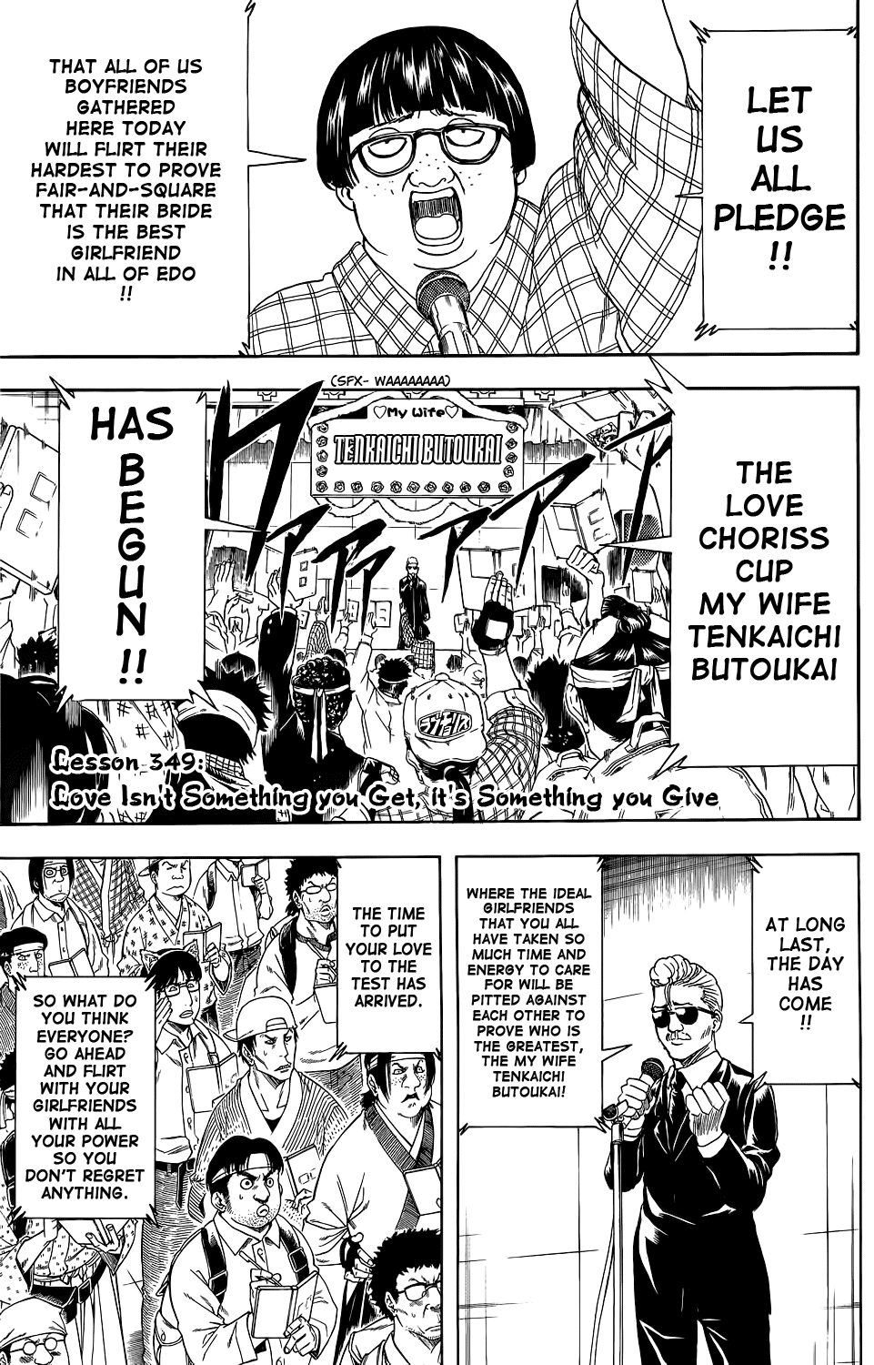 Halaman dari Gintama Chapter 349