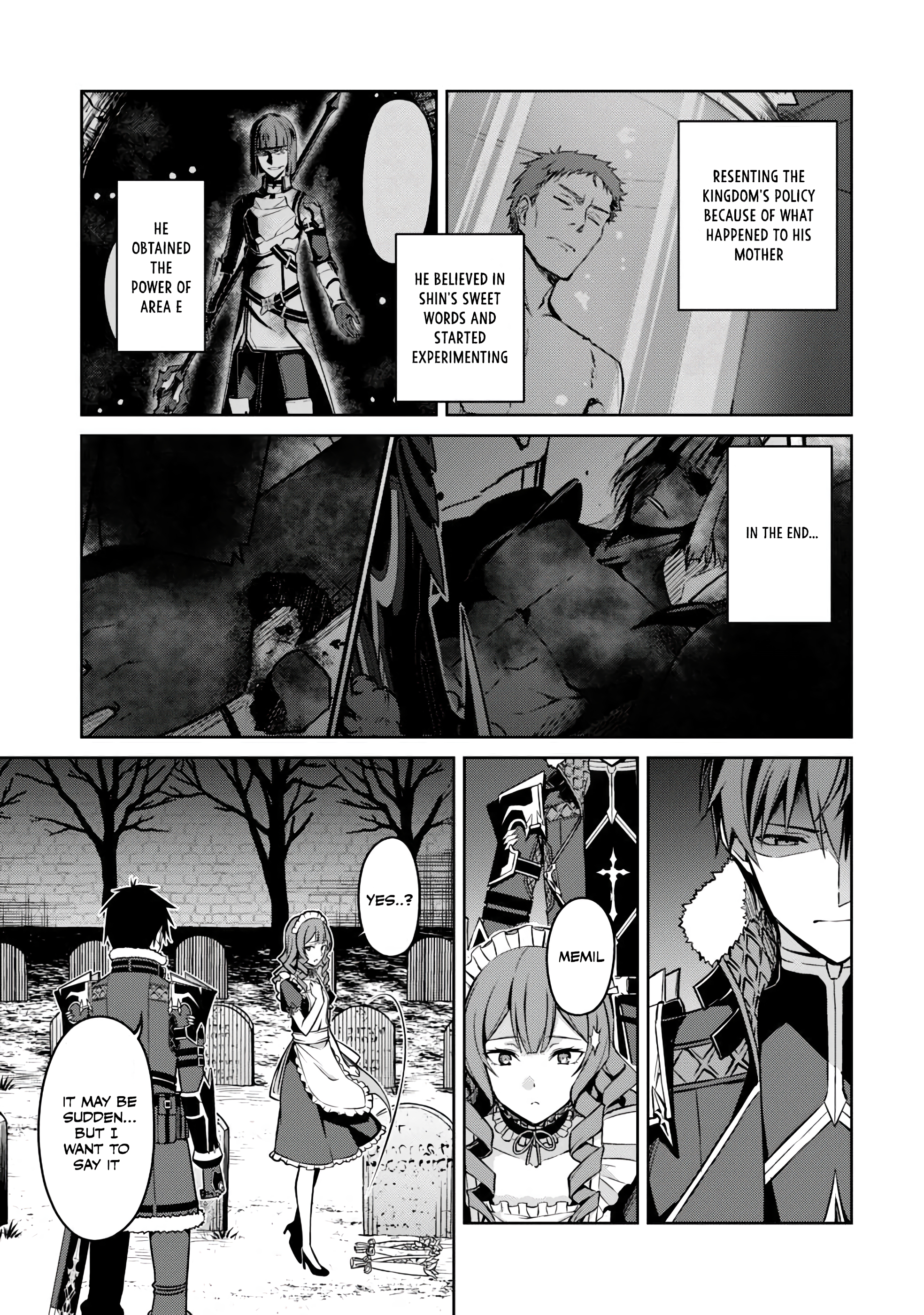 Halaman dari Boushoku no Berserk ~Ore dake Level to Iu Gainen wo Toppa suru~ Chapter 49