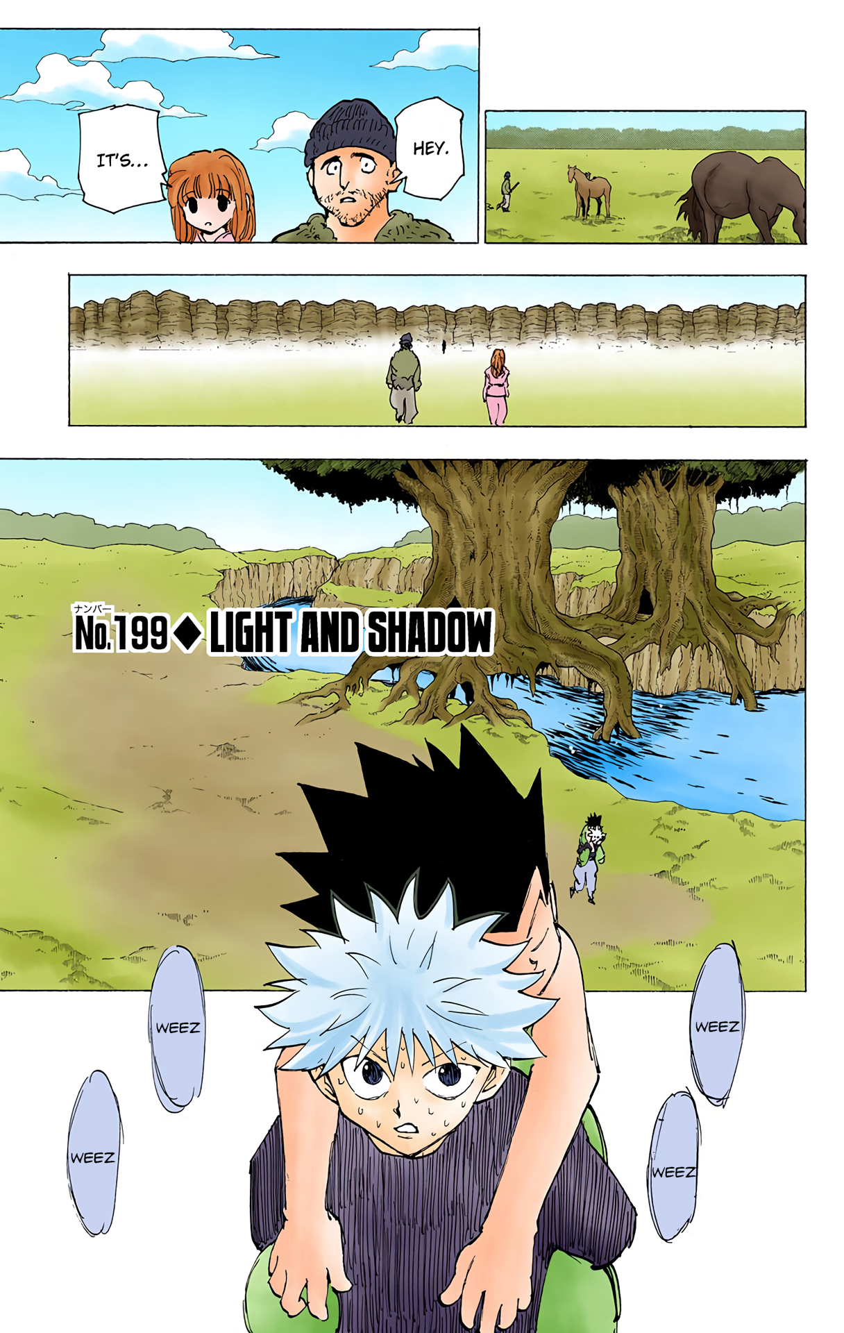 Halaman dari HUNTER x HUNTER (Official Colored) Chapter 199