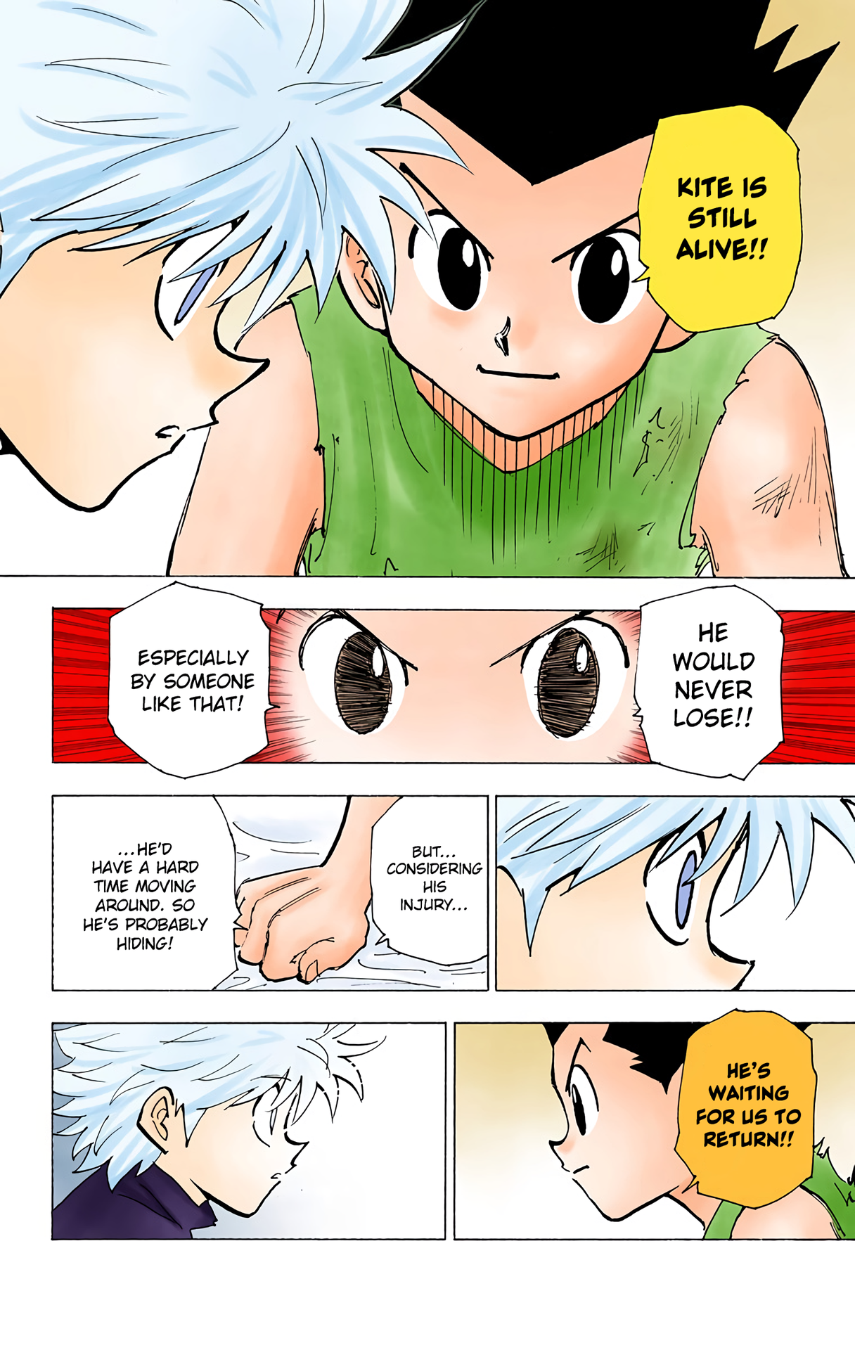 Halaman dari HUNTER x HUNTER (Official Colored) Chapter 199