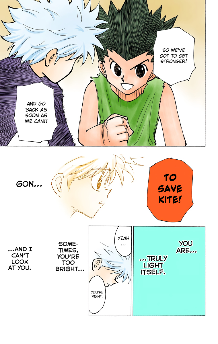 Halaman dari HUNTER x HUNTER (Official Colored) Chapter 199