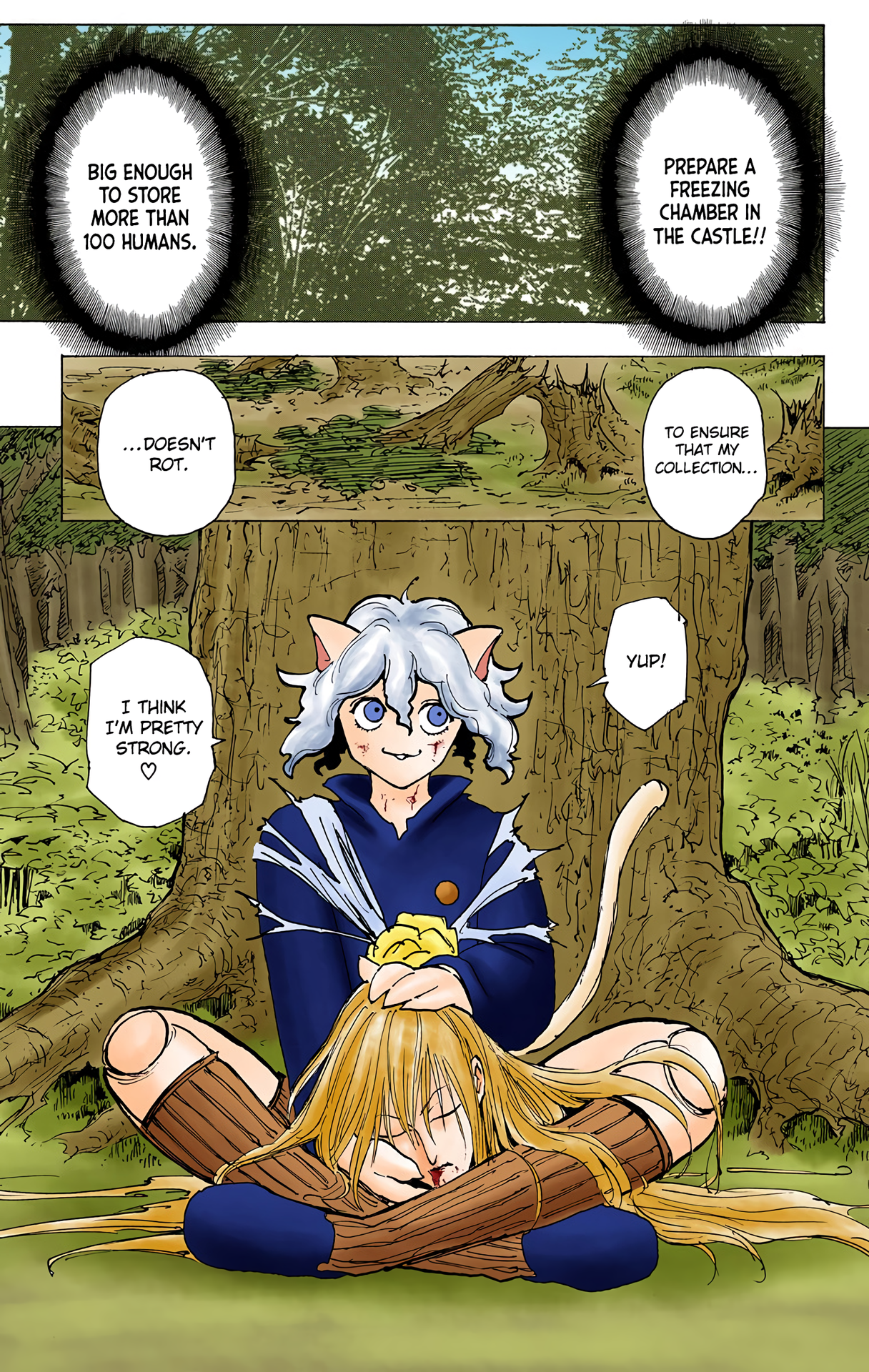 Halaman dari HUNTER x HUNTER (Official Colored) Chapter 199