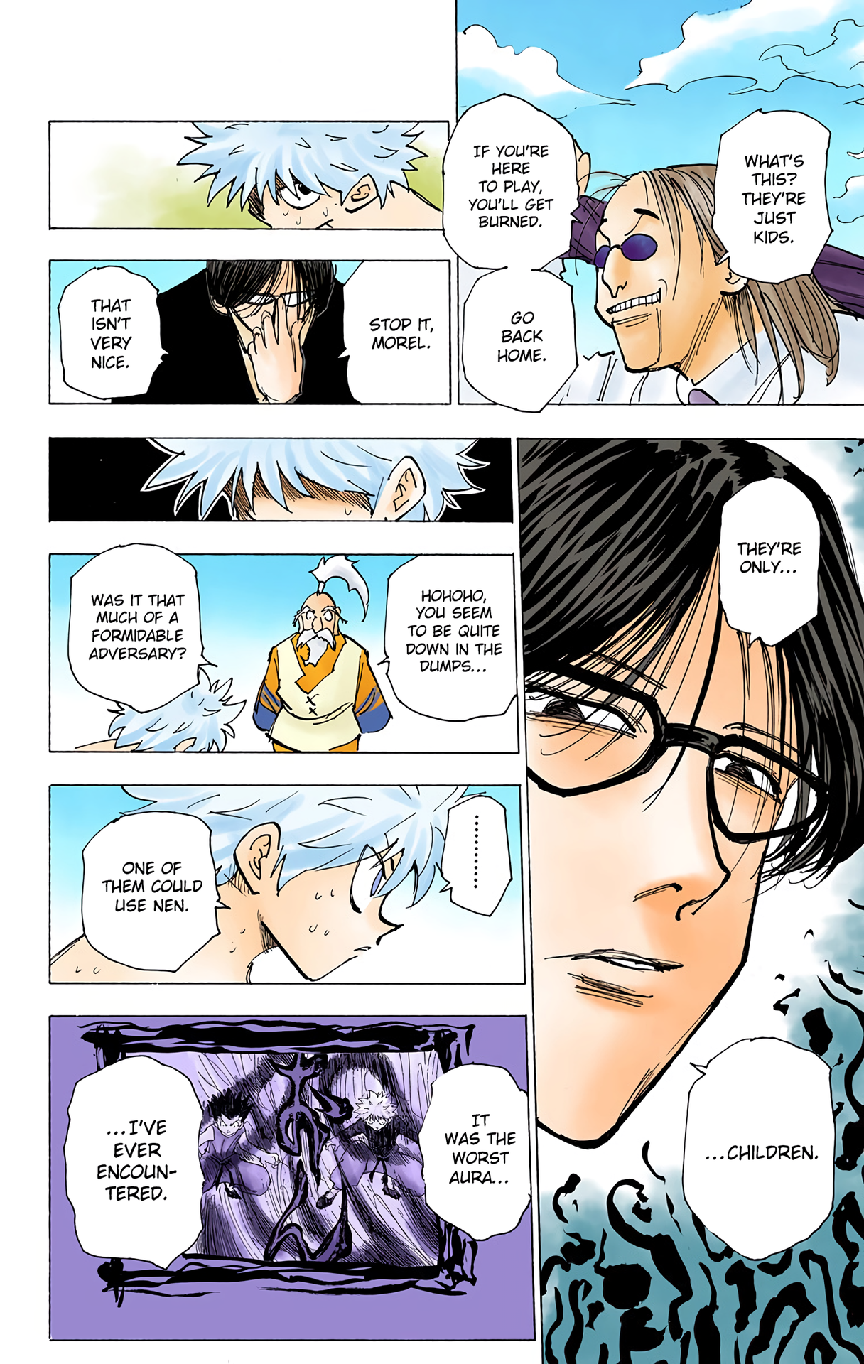 Halaman dari HUNTER x HUNTER (Official Colored) Chapter 199