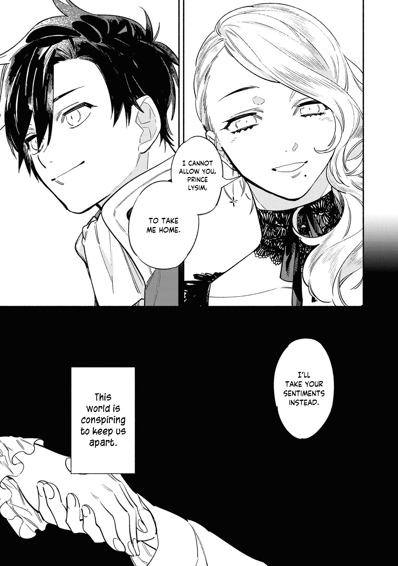 Halaman dari Though I May Be a Villainess, I'll Show You I Can Obtain Happiness! Chapter 3