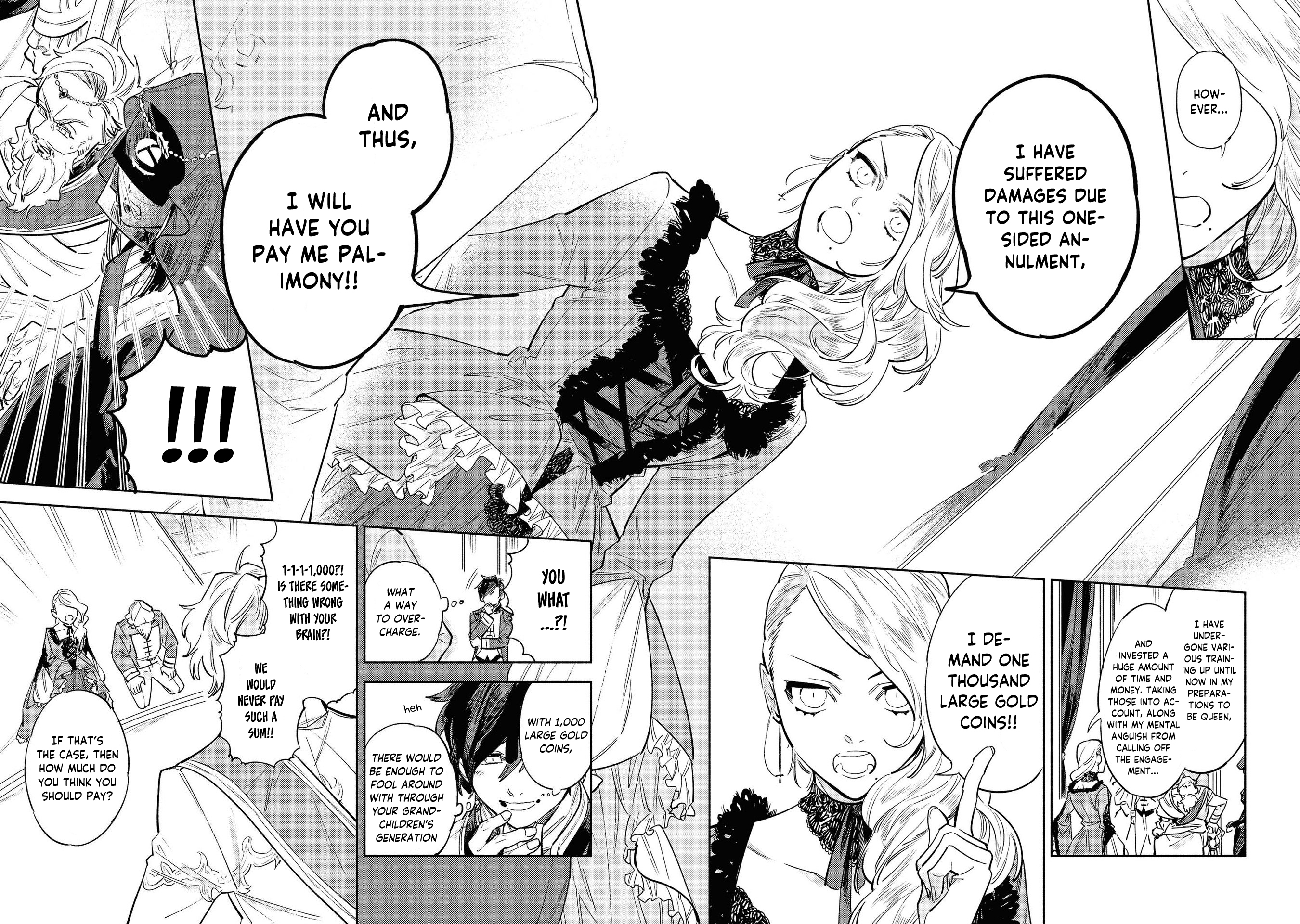 Halaman dari Though I May Be a Villainess, I'll Show You I Can Obtain Happiness! Chapter 3