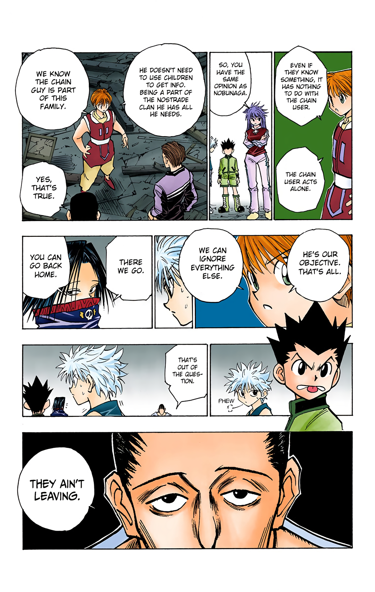 Halaman dari HUNTER x HUNTER (Official Colored) Chapter 92