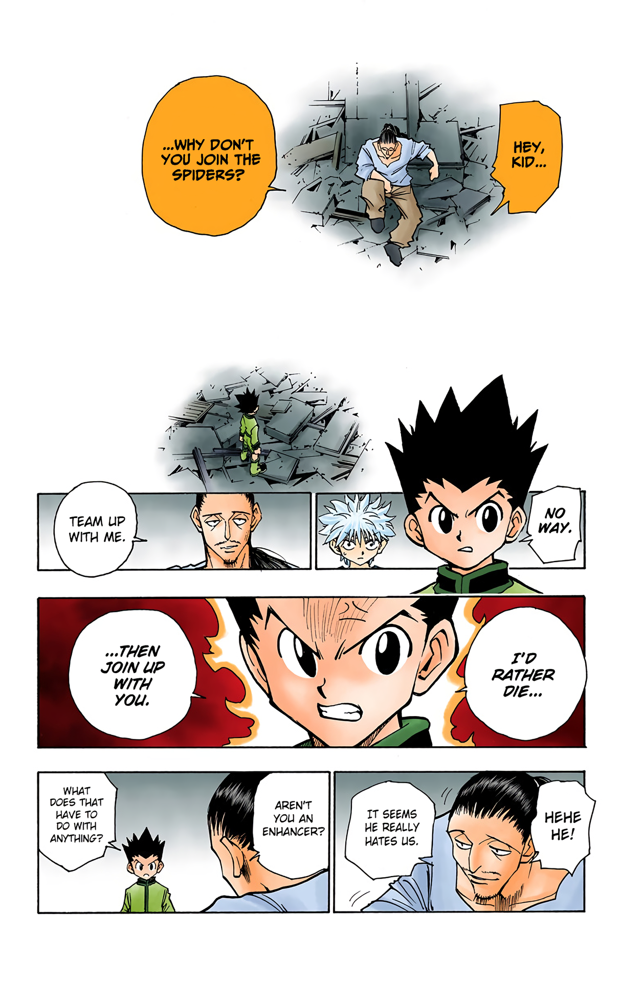 Halaman dari HUNTER x HUNTER (Official Colored) Chapter 92