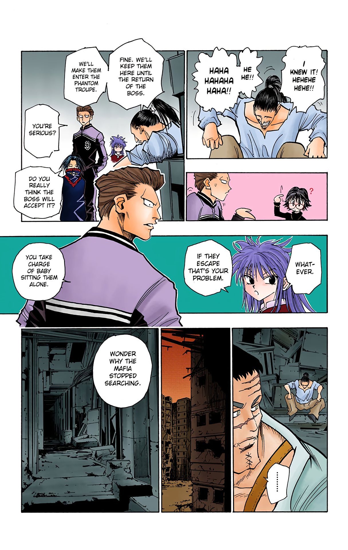 Halaman dari HUNTER x HUNTER (Official Colored) Chapter 92