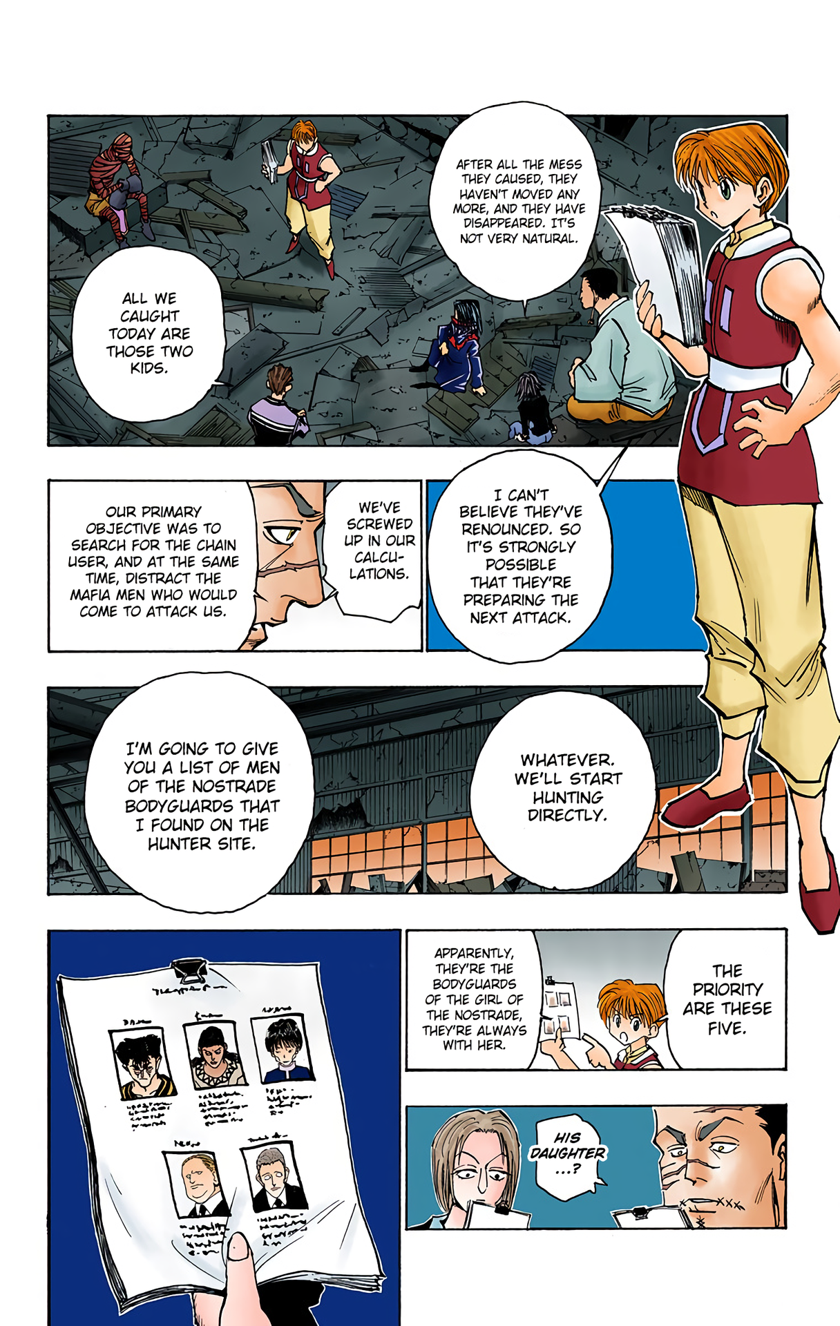 Halaman dari HUNTER x HUNTER (Official Colored) Chapter 92